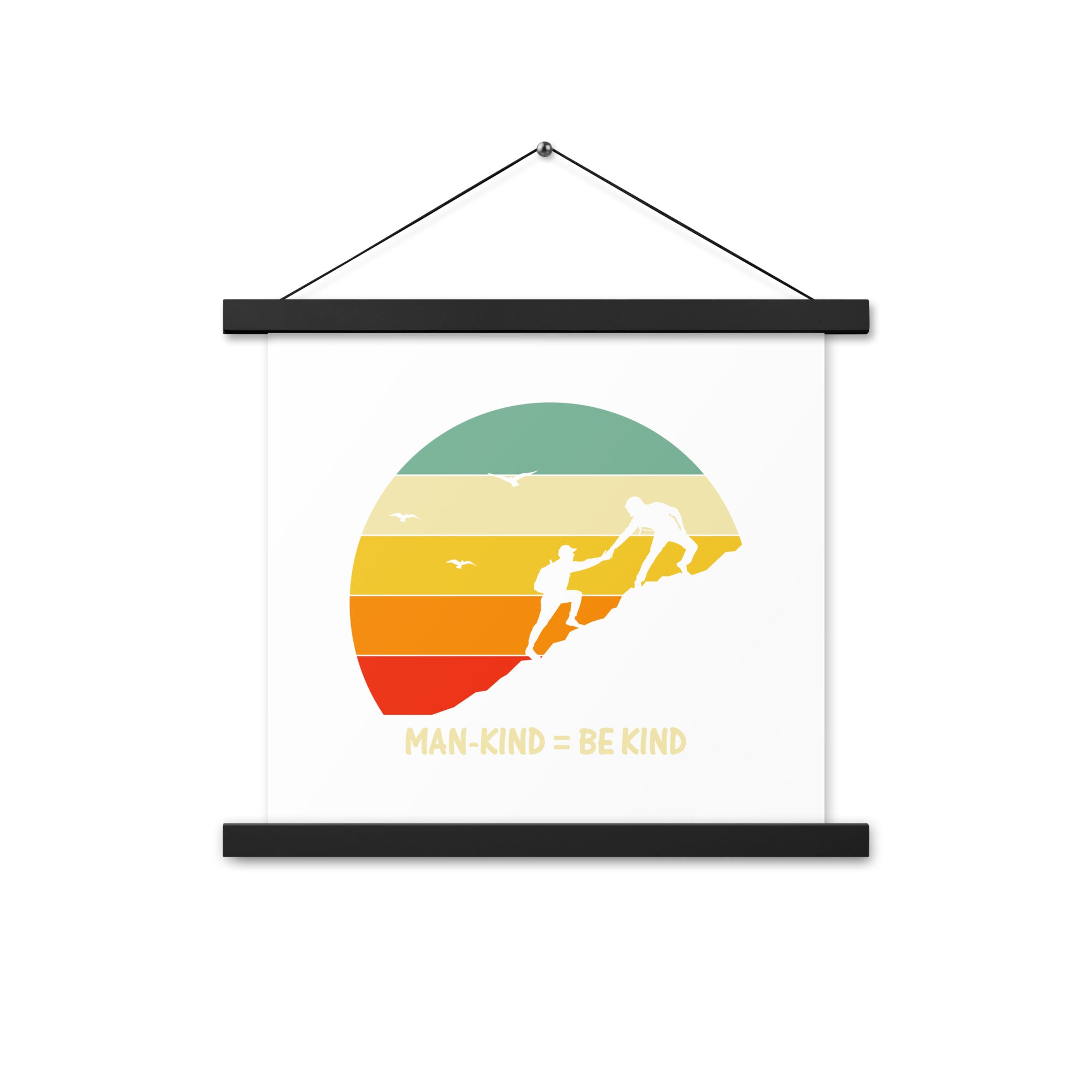 Be Kind  Poster with hangers