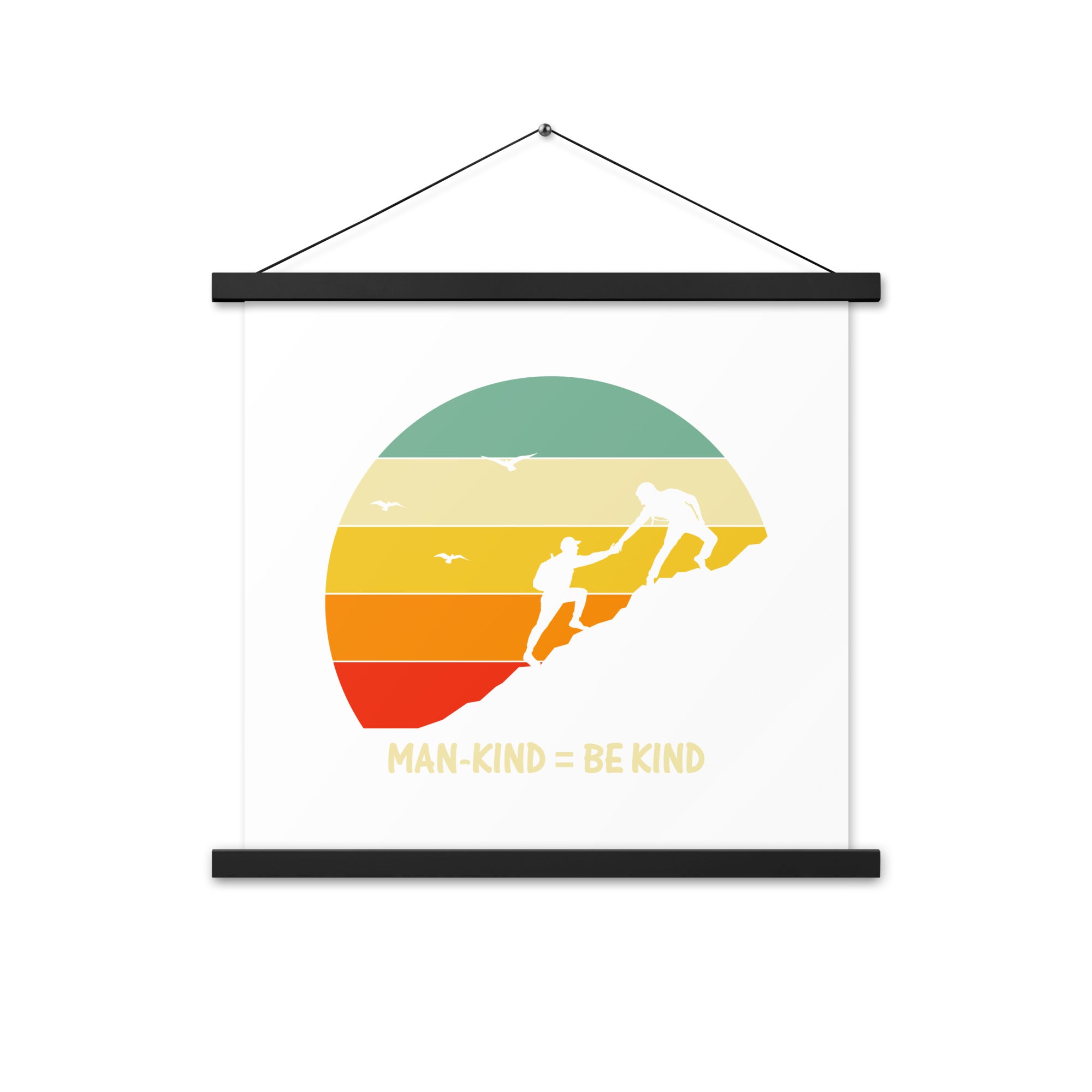 Be Kind  Poster with hangers
