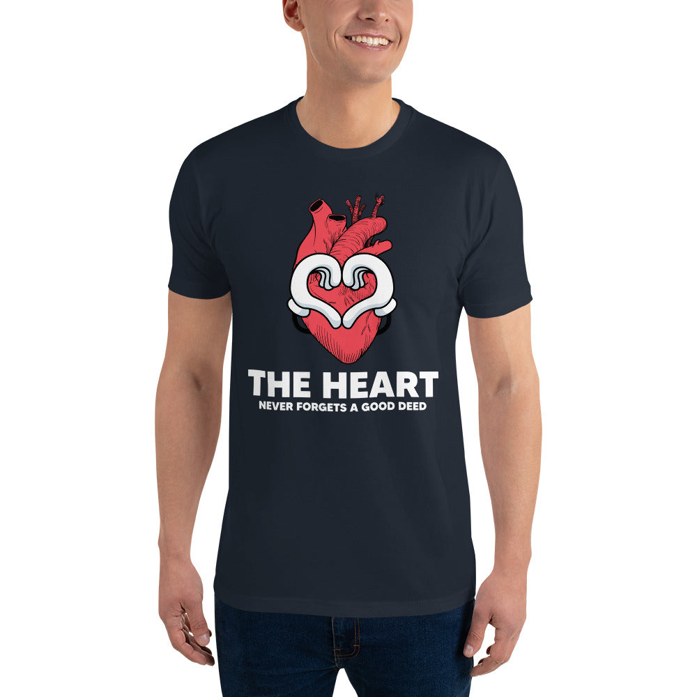 The Heart Never Forgets A Good Deed Short Sleeve T-shirt