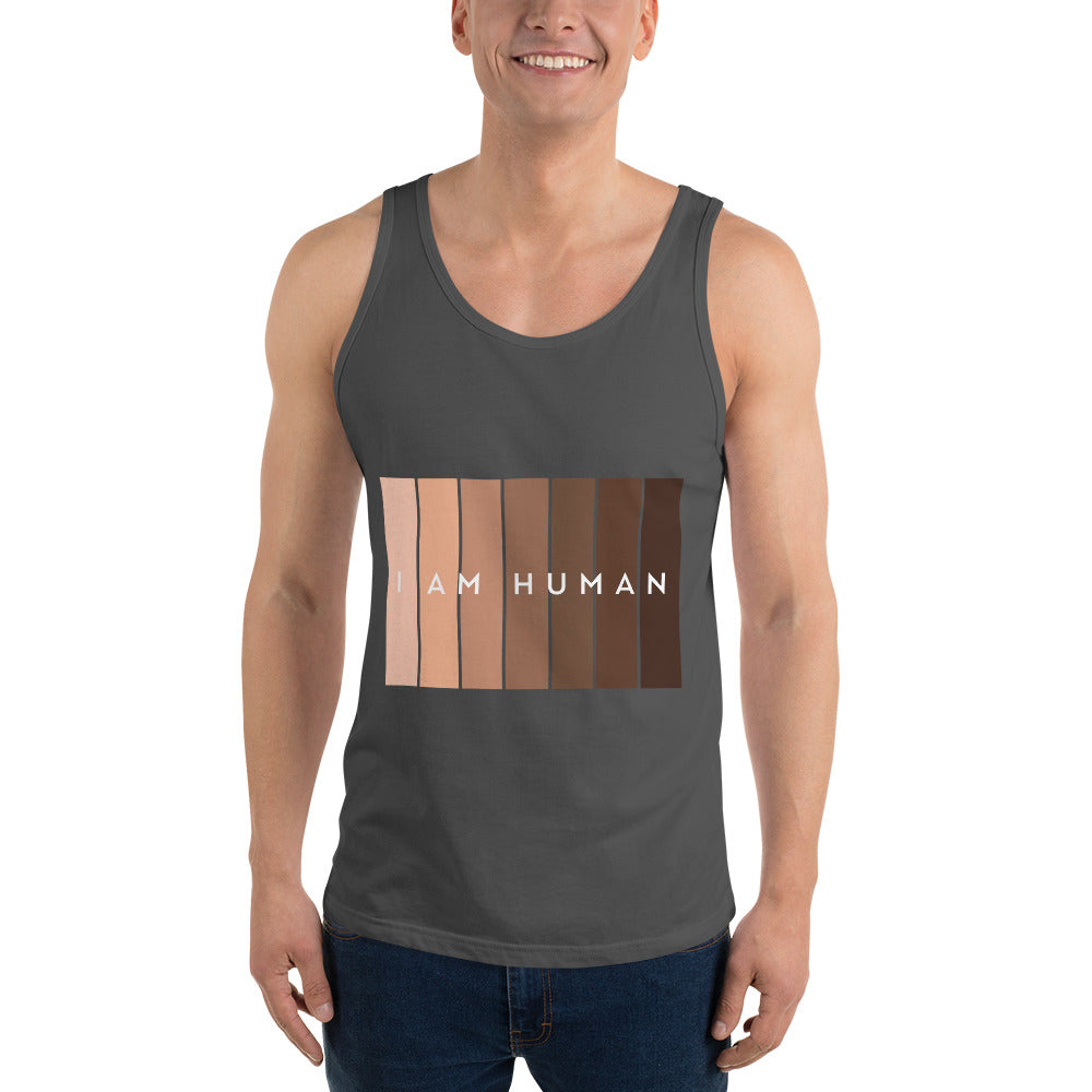I Am Human Unisex Tank Top-Motivational-Smart