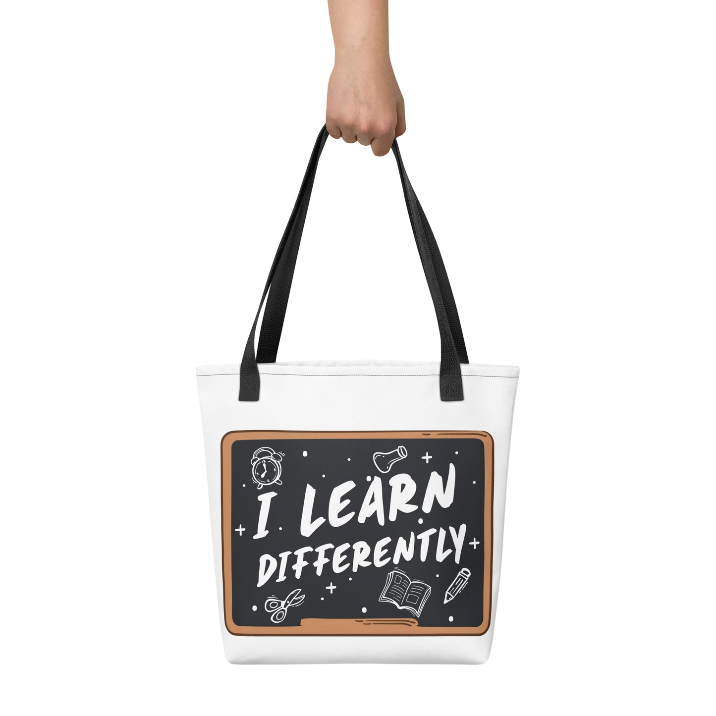 I Learn Differently Tote bag