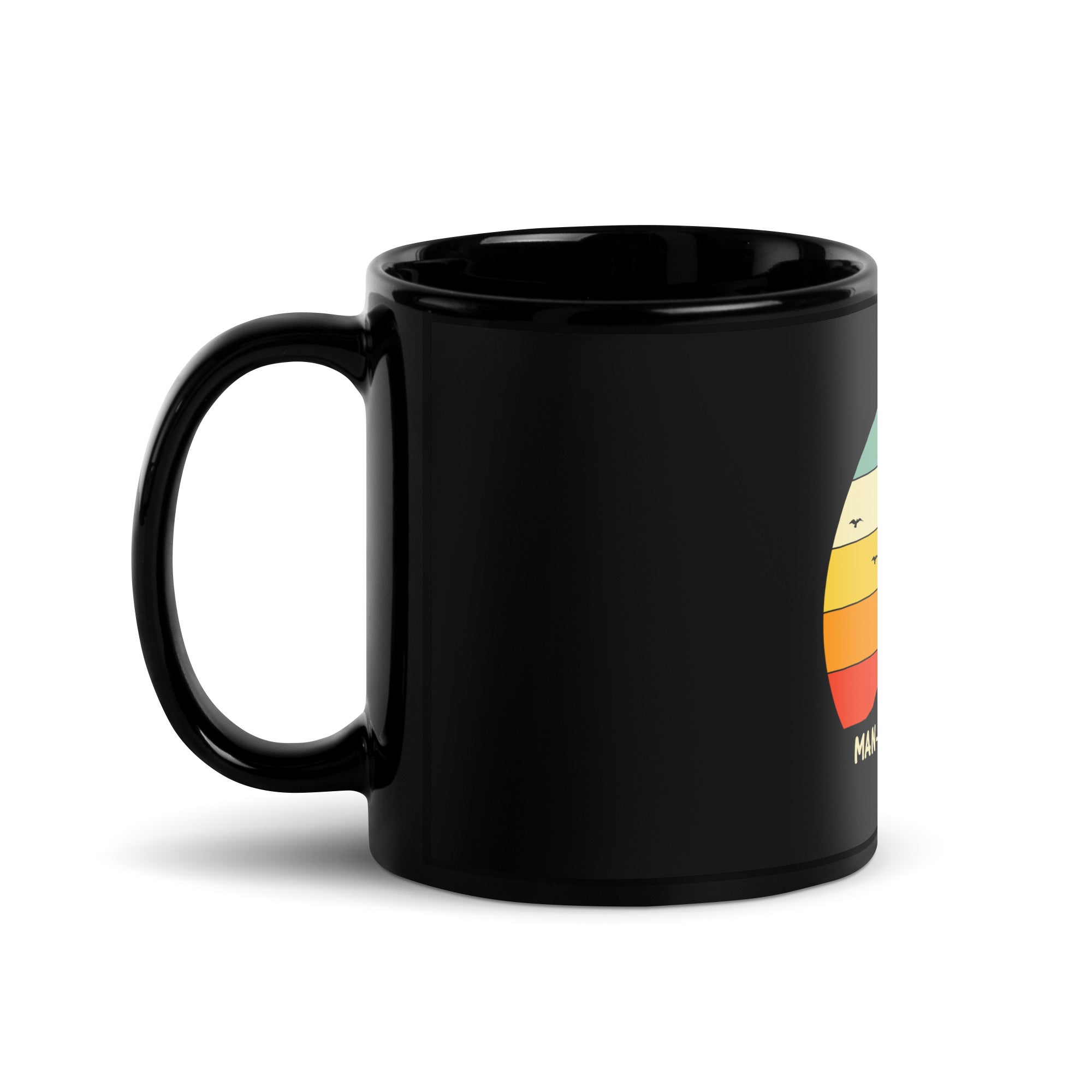 Be Kind Black Glossy Mug