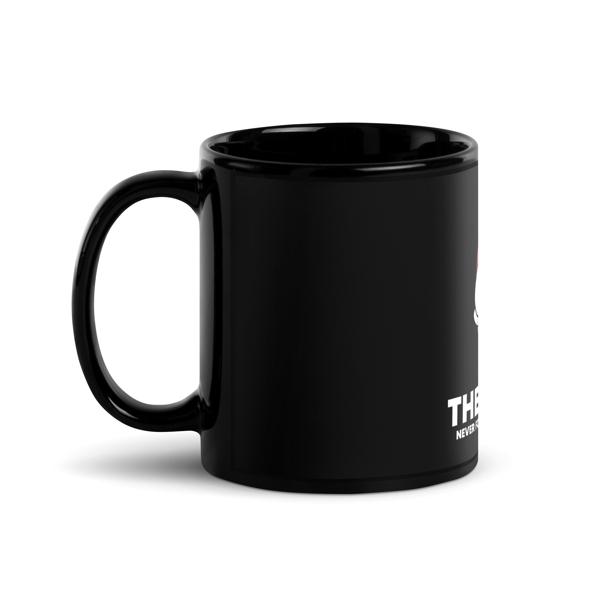 The Heart Never Forgets A Good Deed Black Glossy Mug-Motivational-Smart-inspiration-kind-caring-compassion