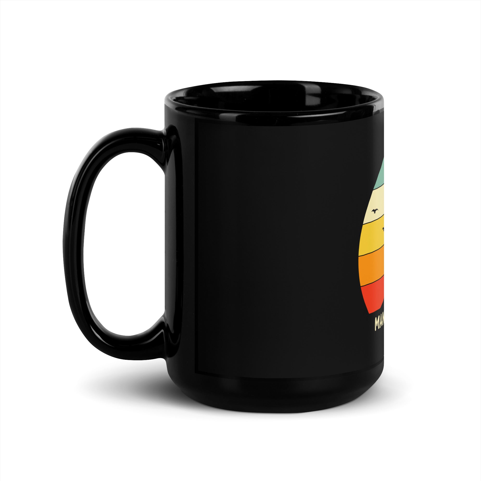 Be Kind Black Glossy Mug
