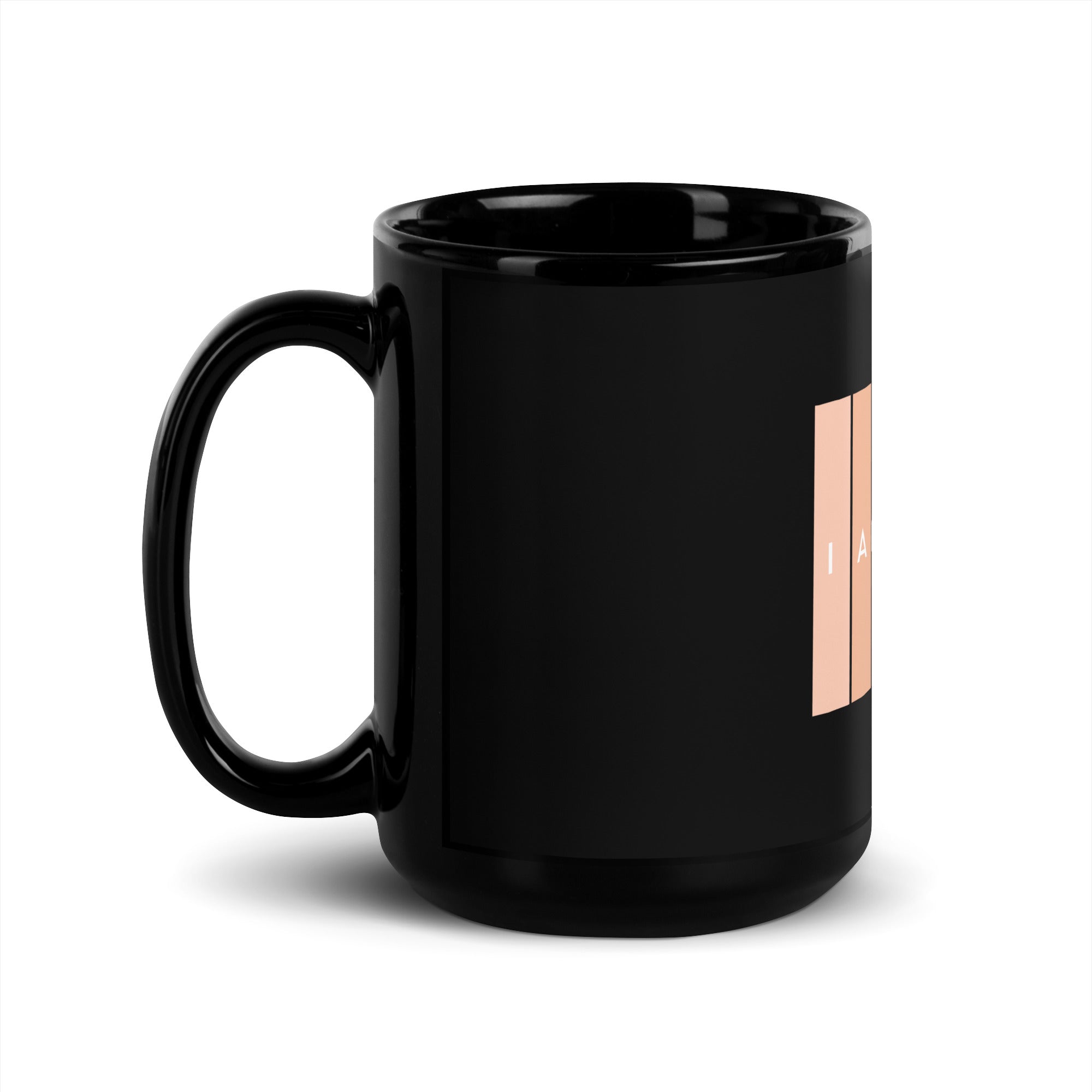 I Am Human Black Glossy Mug-Motivational-Smart-inspiration-kind-caring-compassion