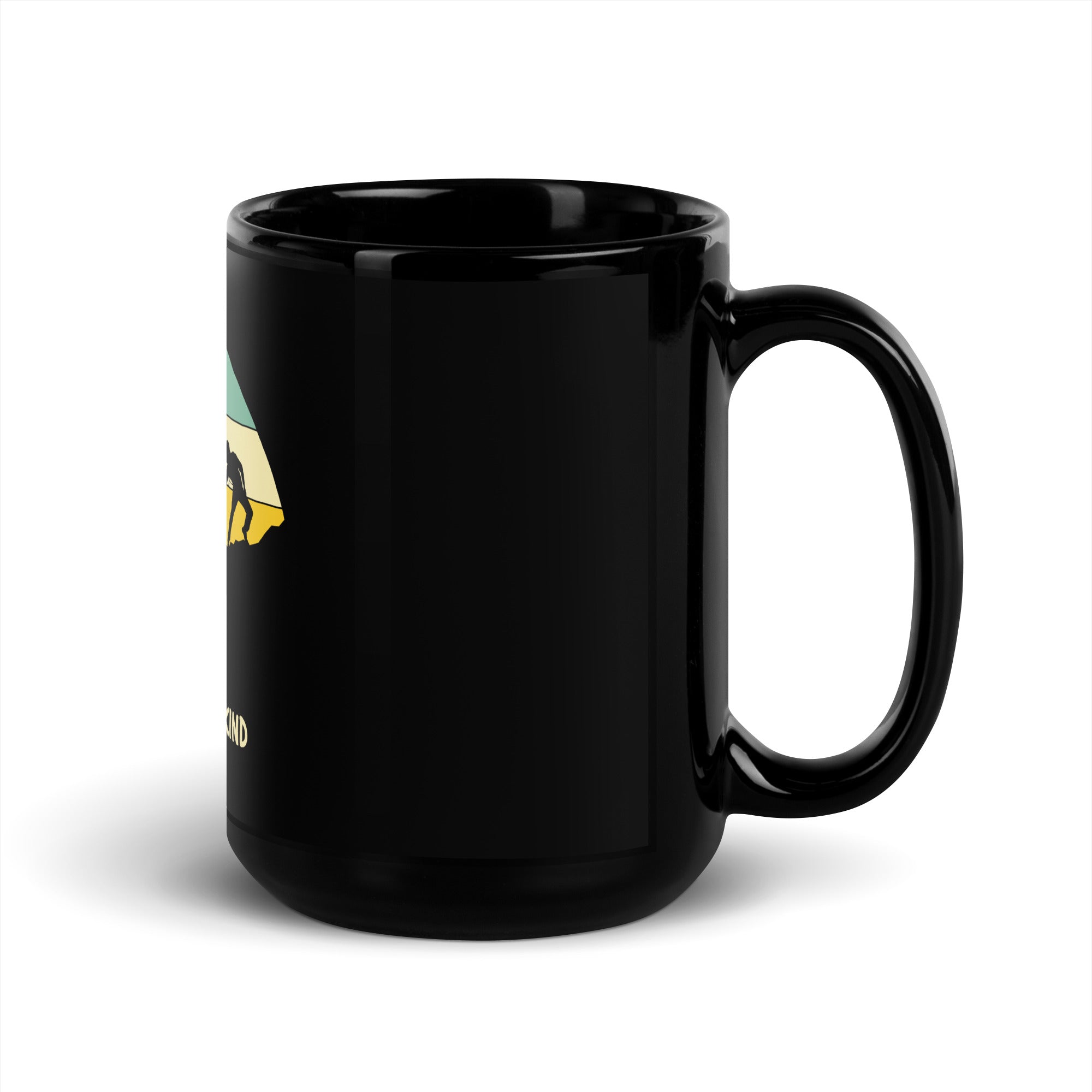 Be Kind Black Glossy Mug