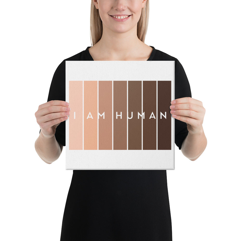 I Am Human  Canvas