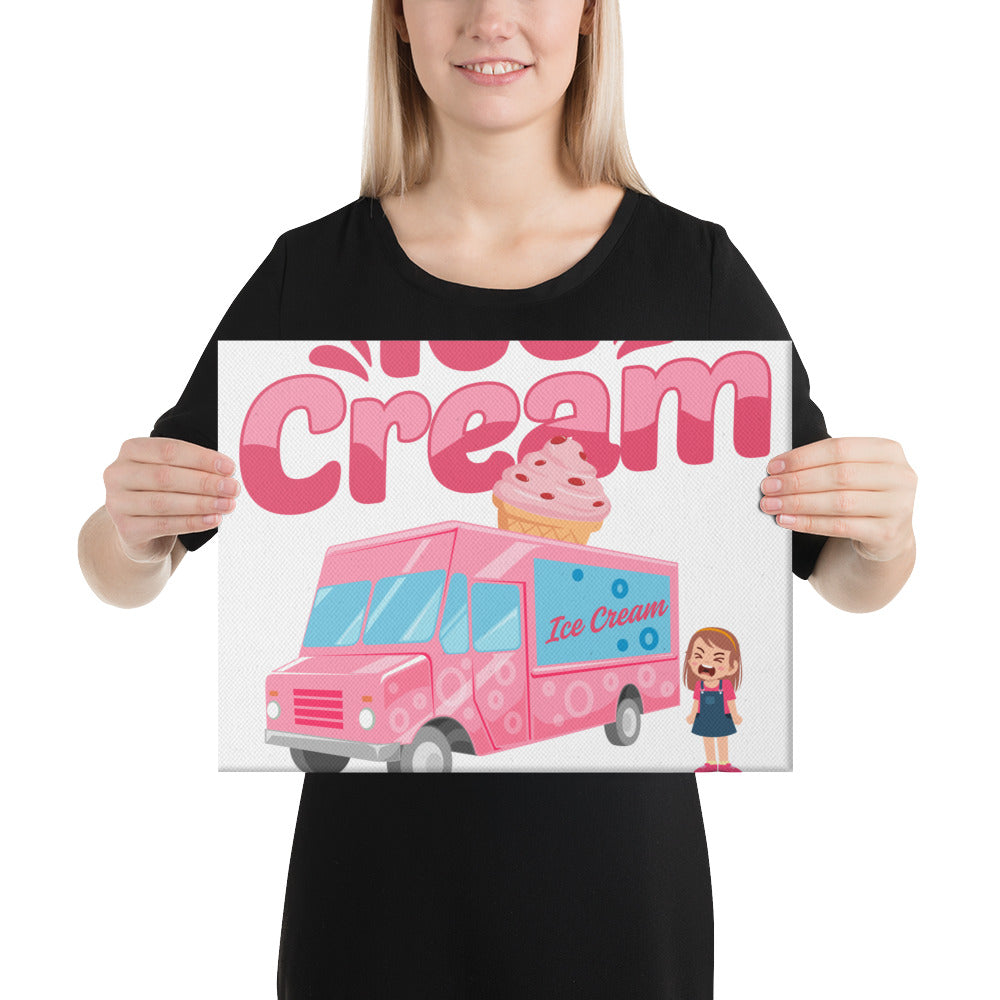 Ice Cream You Scream Canvas