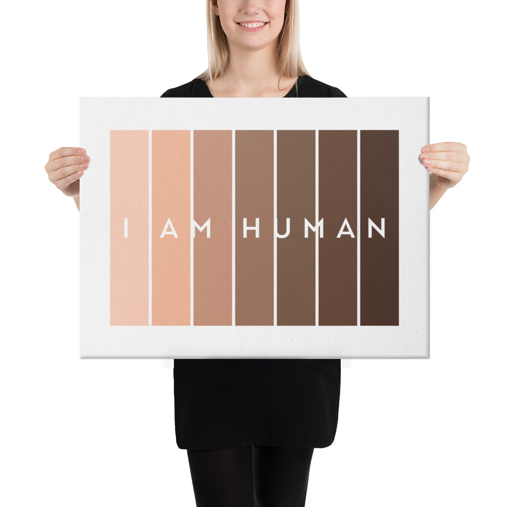 I Am Human  Canvas