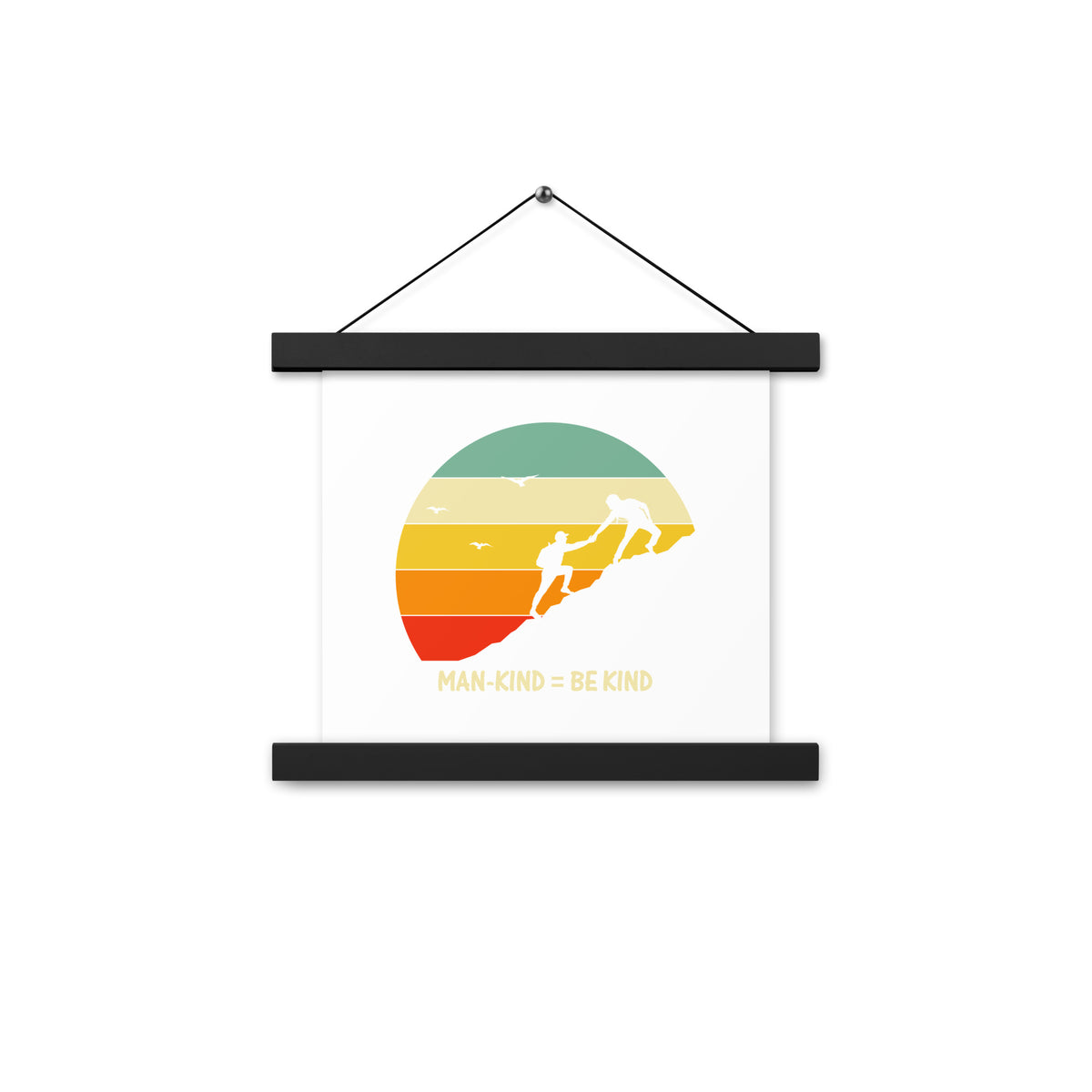 Be Kind Matte Poster Printing with Hangers