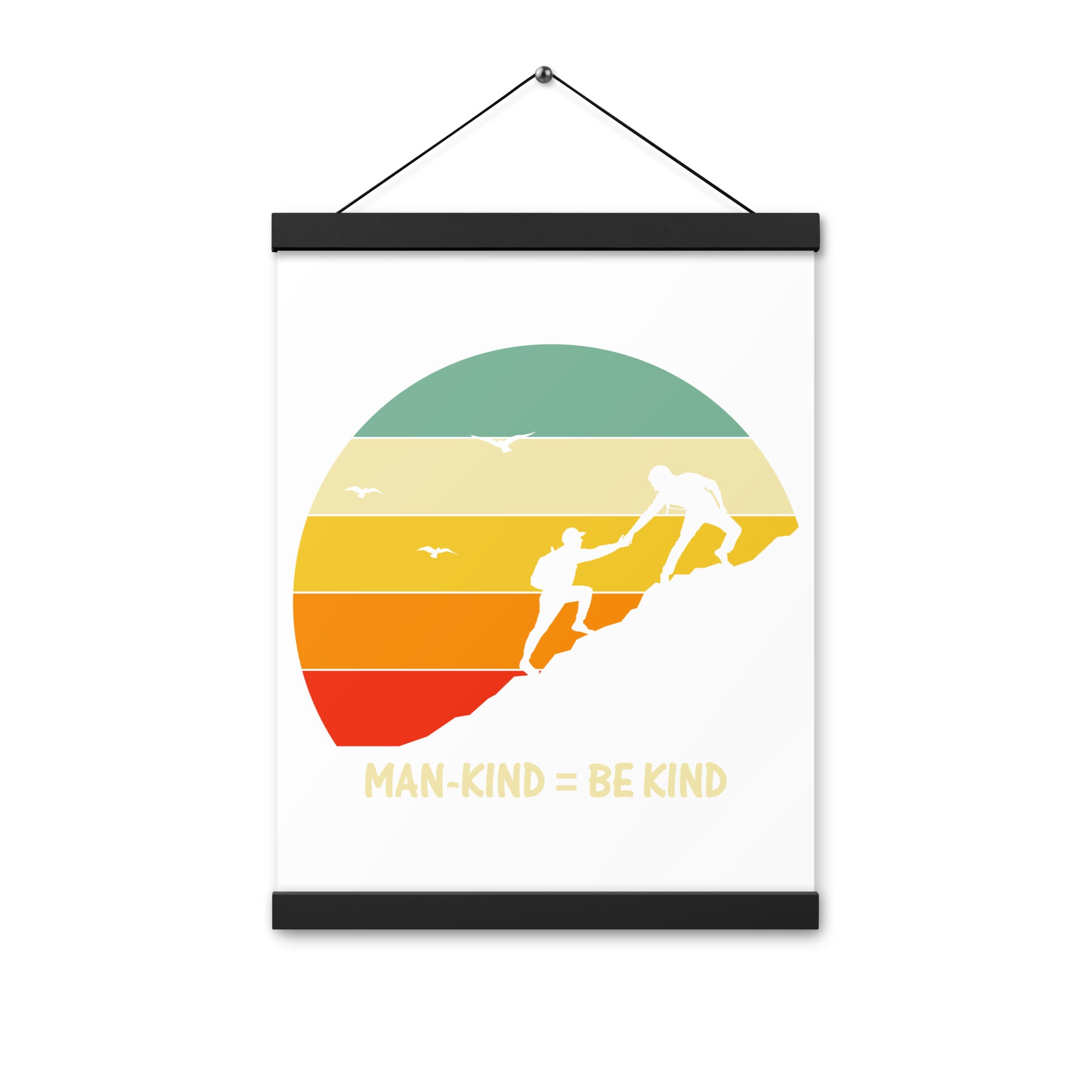 Be Kind  Poster with hangers