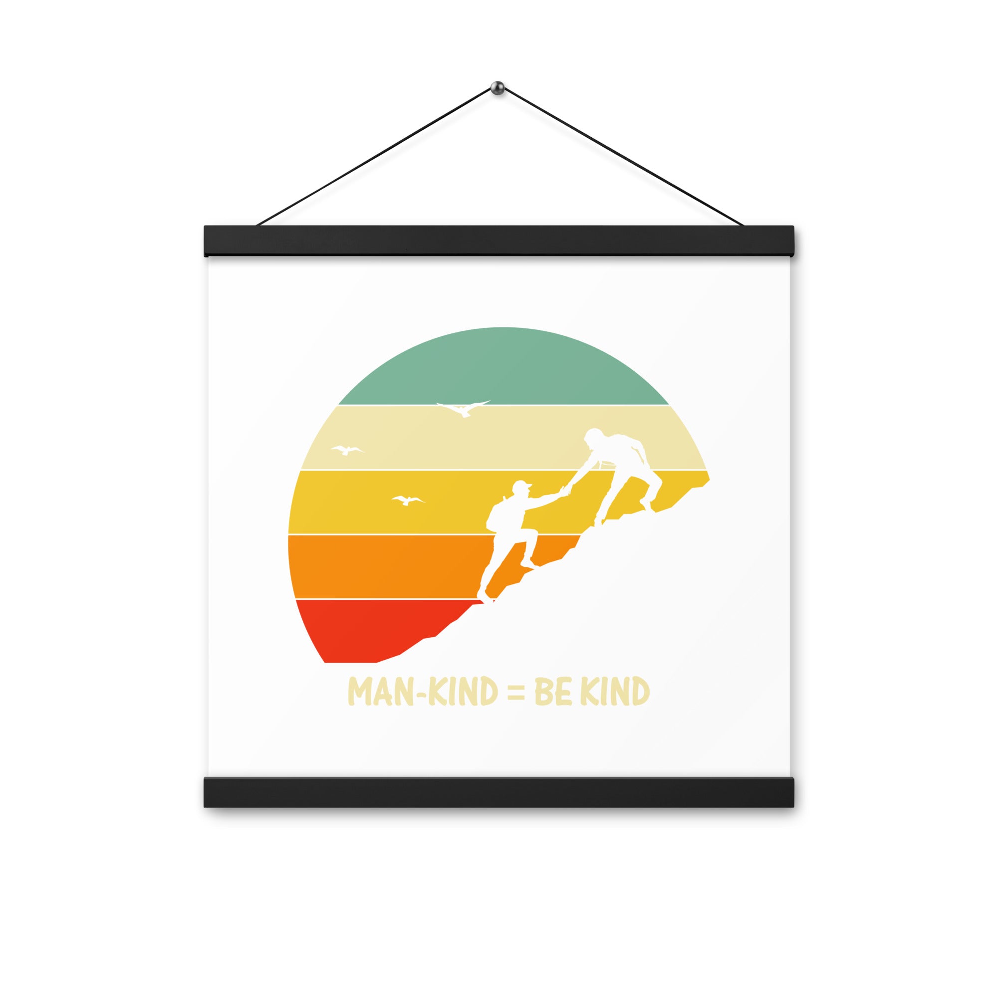 Be Kind  Poster with hangers