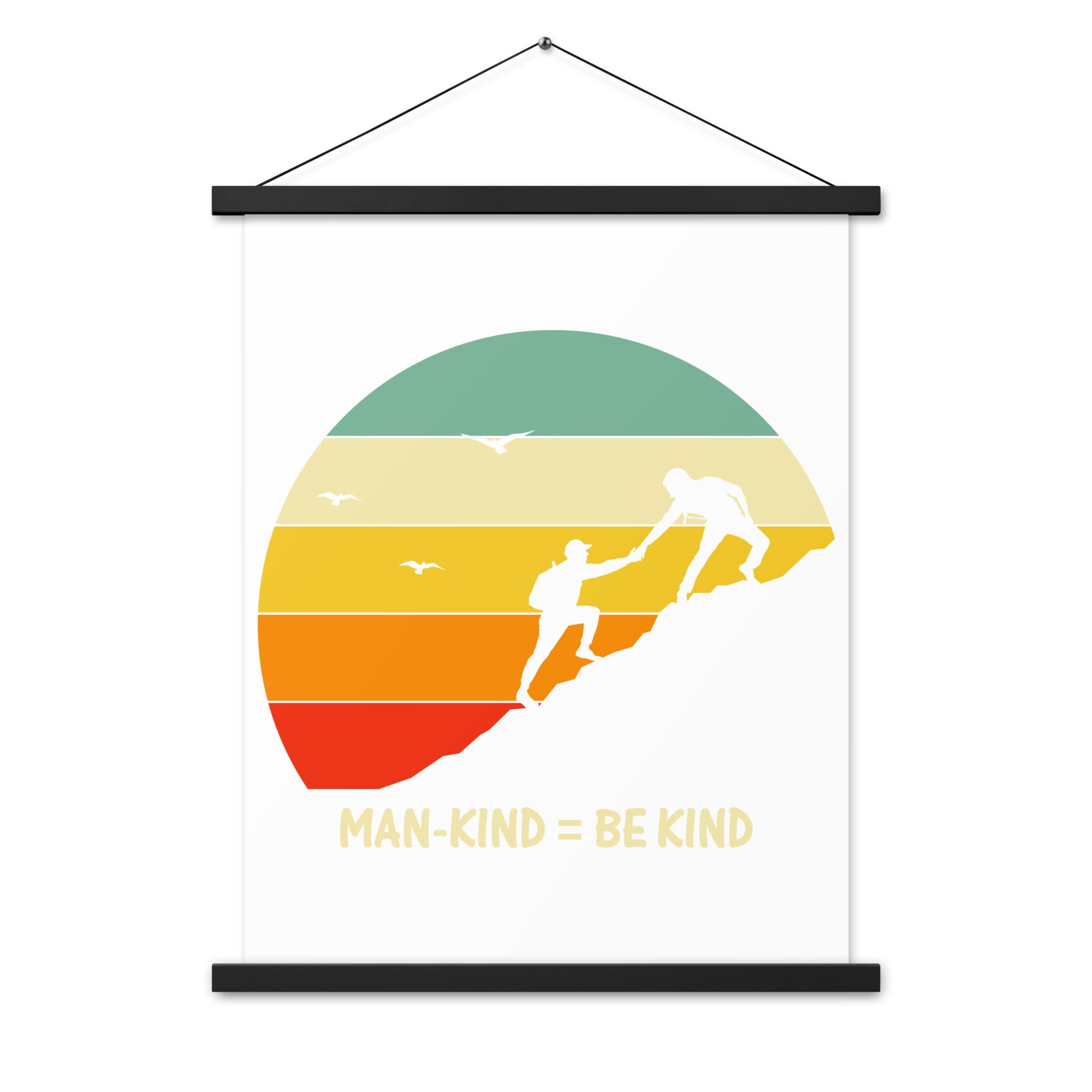 Be Kind  Poster with hangers