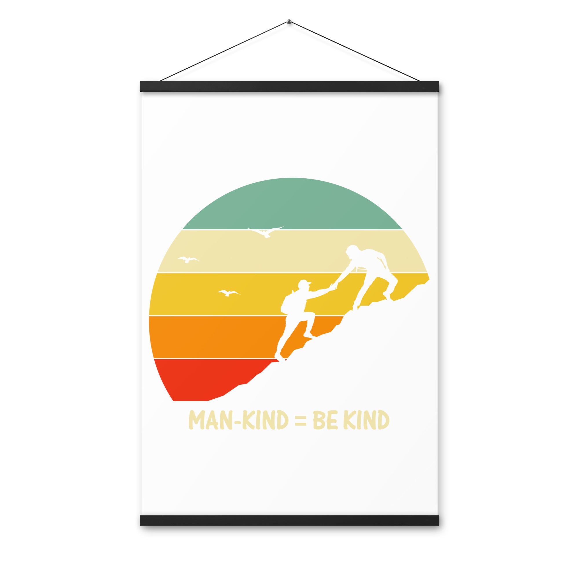 Be Kind  Poster with hangers