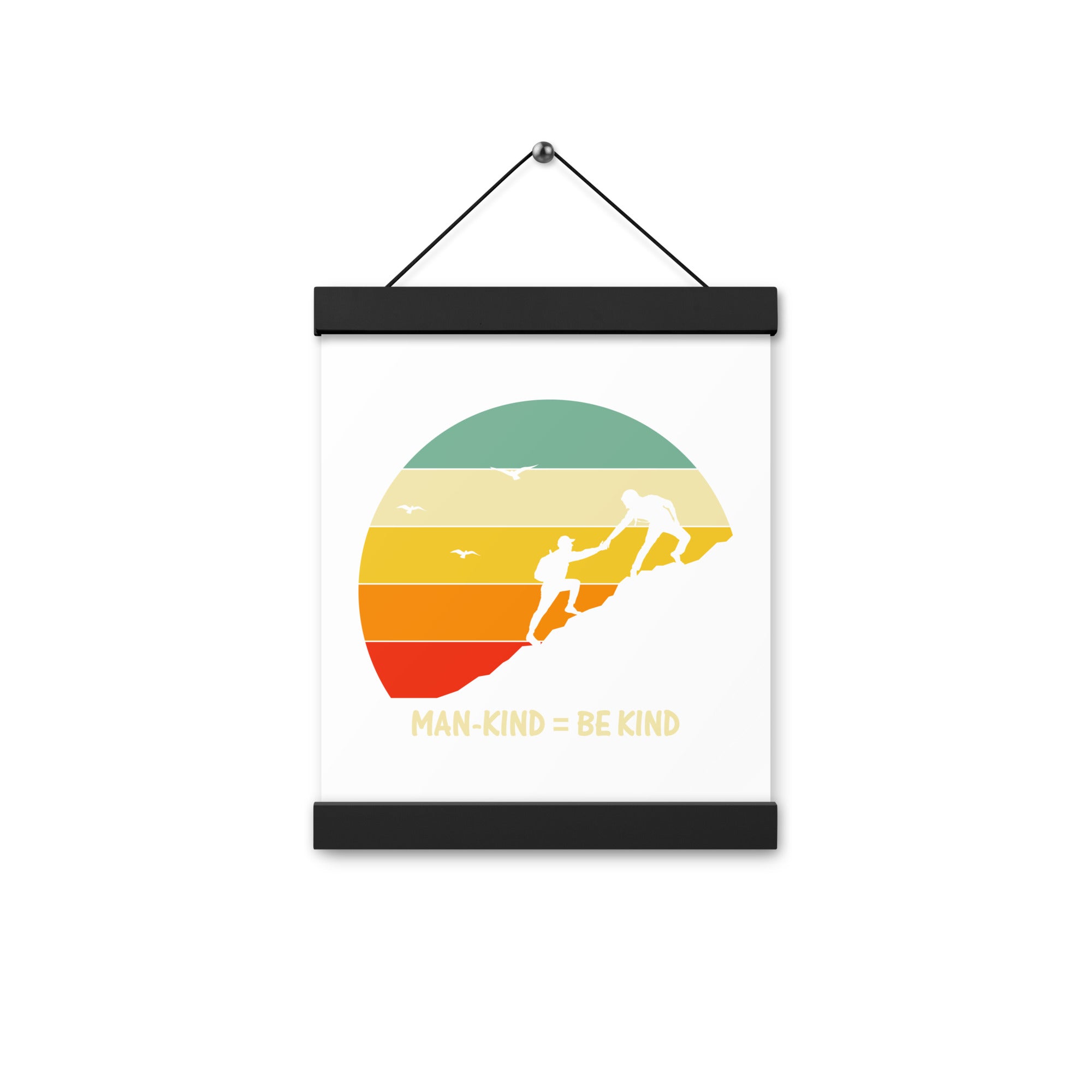 Matte Poster Printing with Hangers
