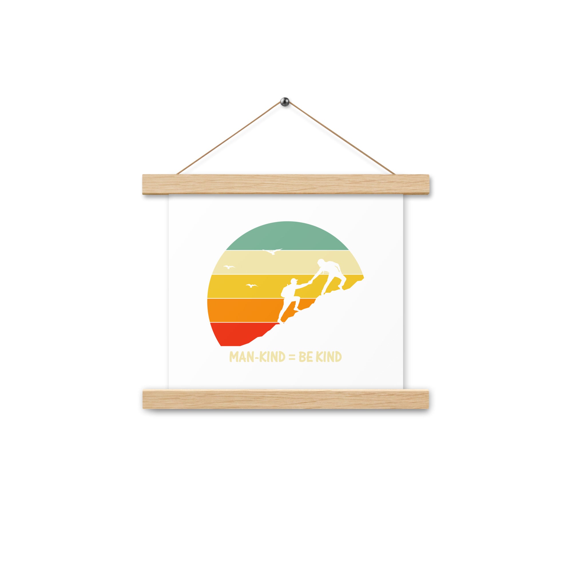 Be Kind  Poster with hangers