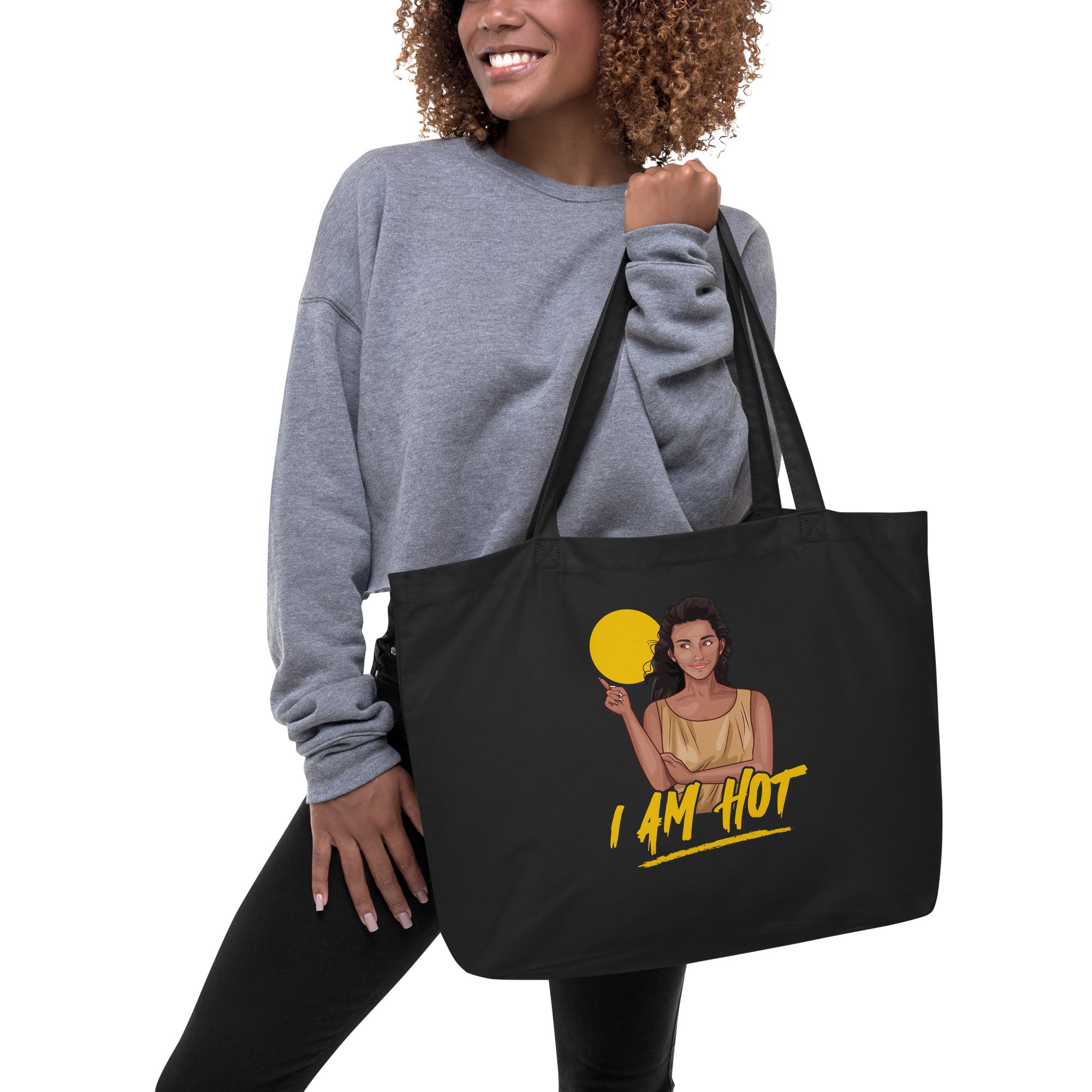 Large organic tote bag
