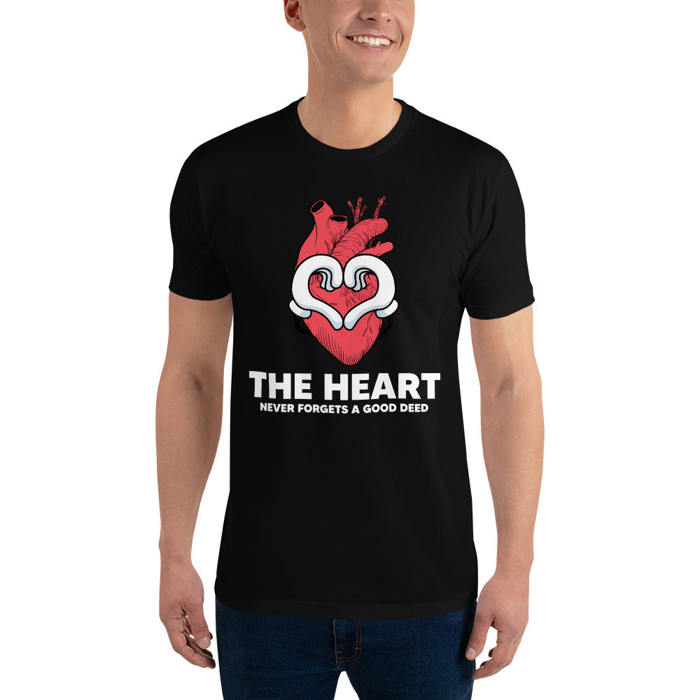 The Heart Never Forgets A Good Deed Short Sleeve T-shirt