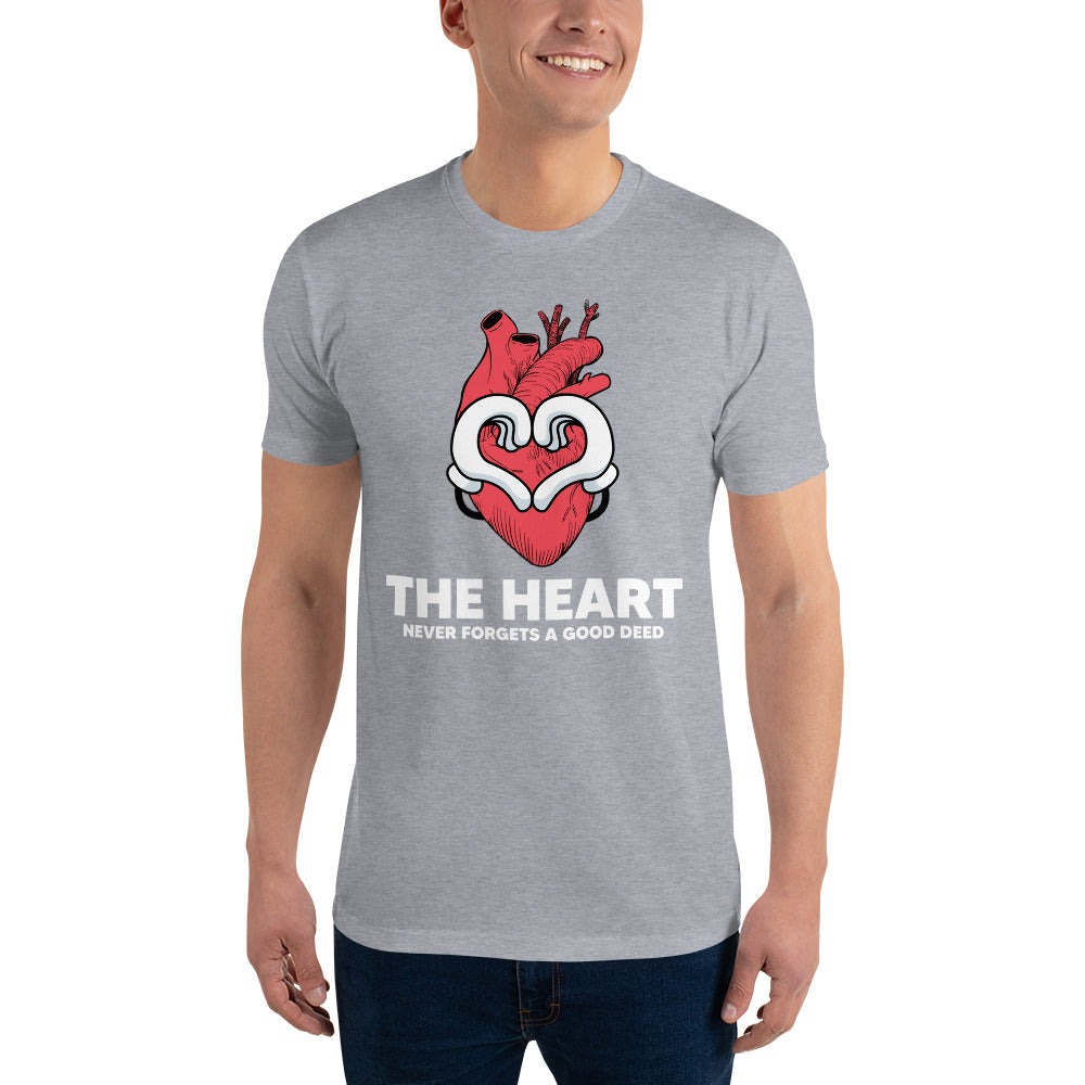 The Heart Never Forgets A Good Deed Short Sleeve T-shirt