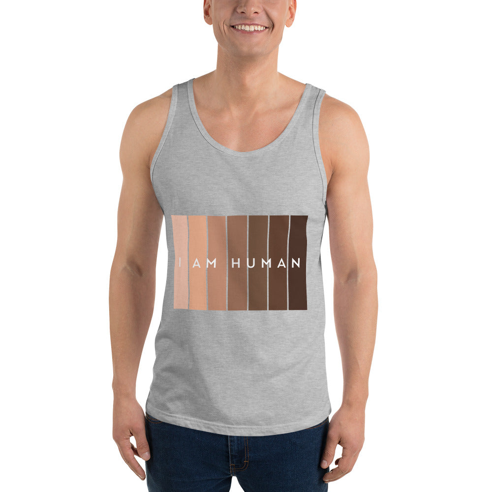 I Am Human Unisex Tank Top-Motivational-Smart