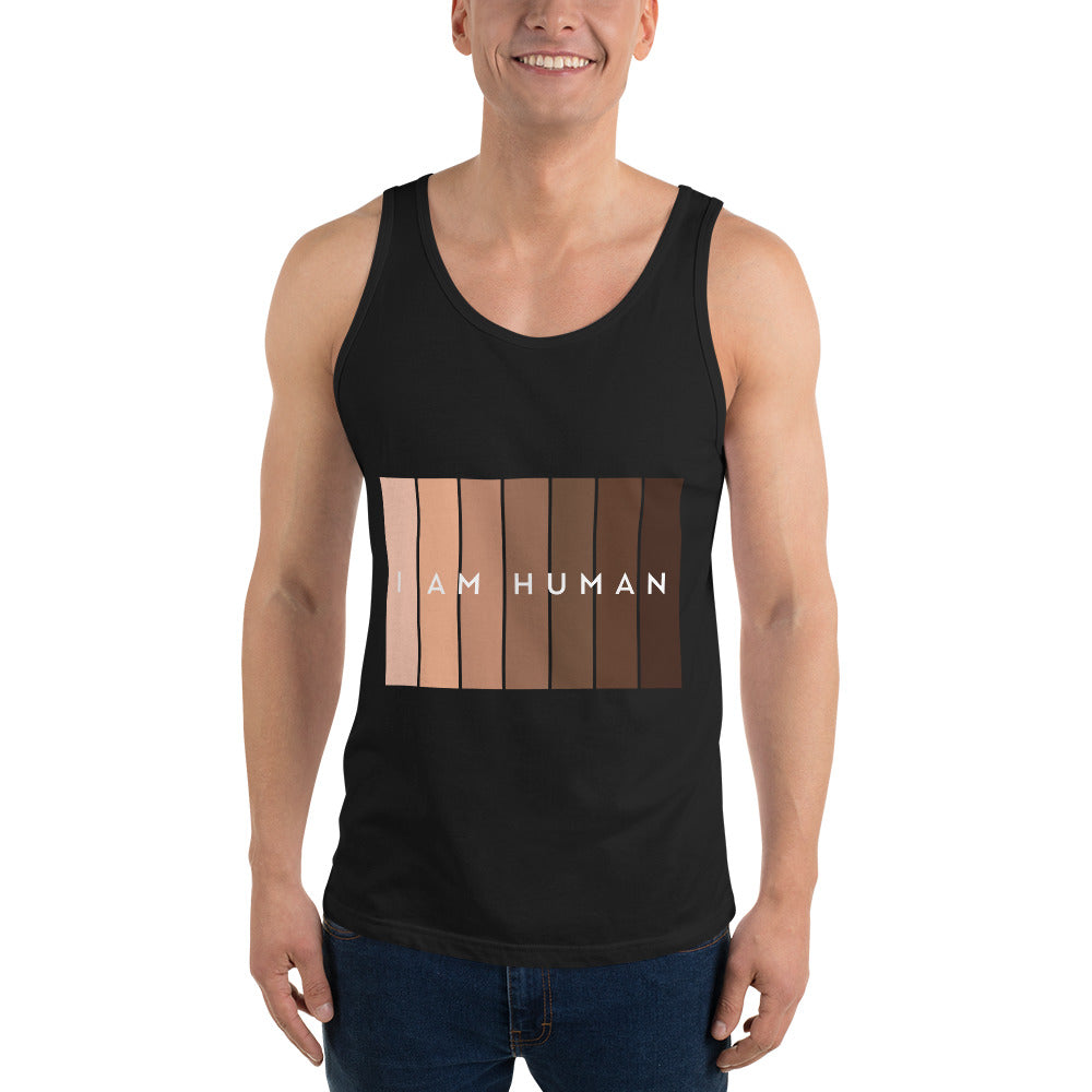 I Am Human Unisex Tank Top-Motivational-Smart