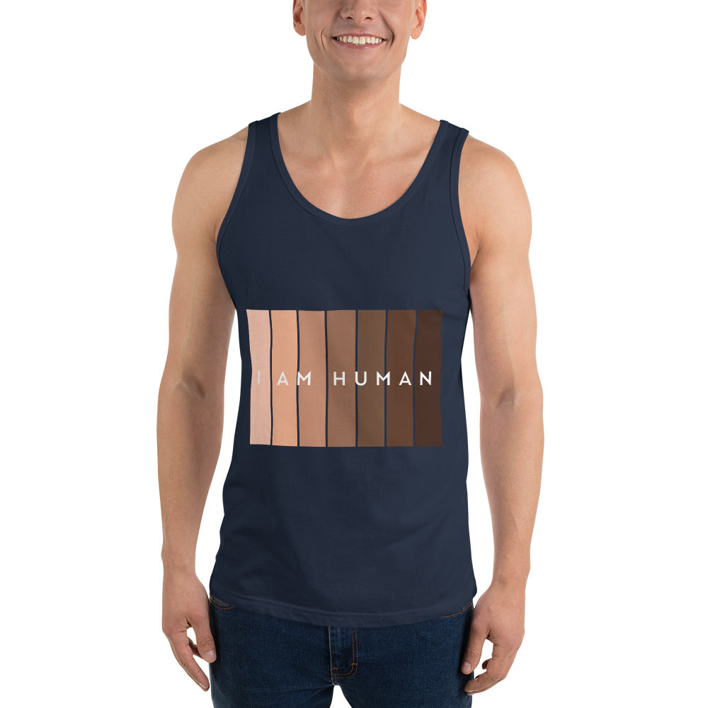 I Am Human Unisex Tank Top-Motivational-Smart