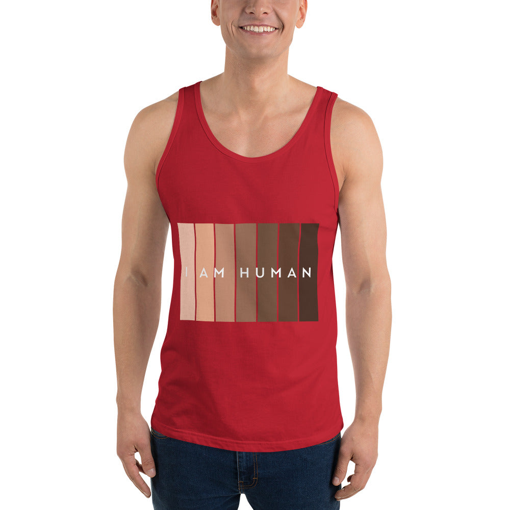 I Am Human Unisex Tank Top-Motivational-Smart