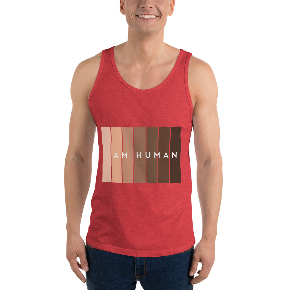 I Am Human Unisex Tank Top-Motivational-Smart
