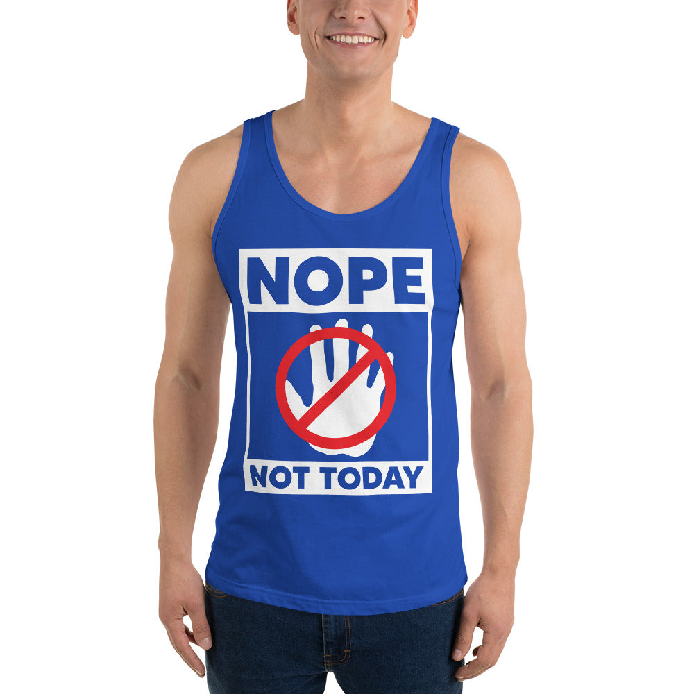 Nope Not Today Unisex Tank Top-Motivational-Smart