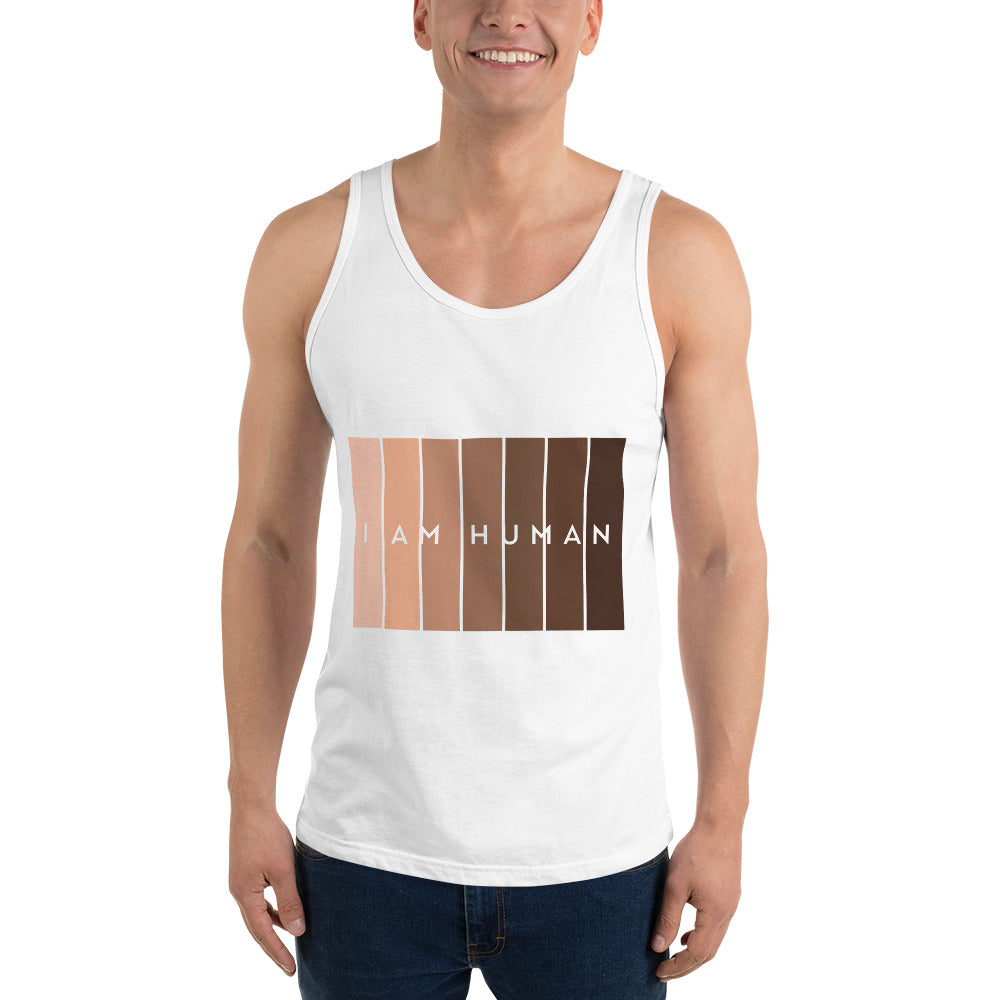 I Am Human Unisex Tank Top-Motivational-Smart
