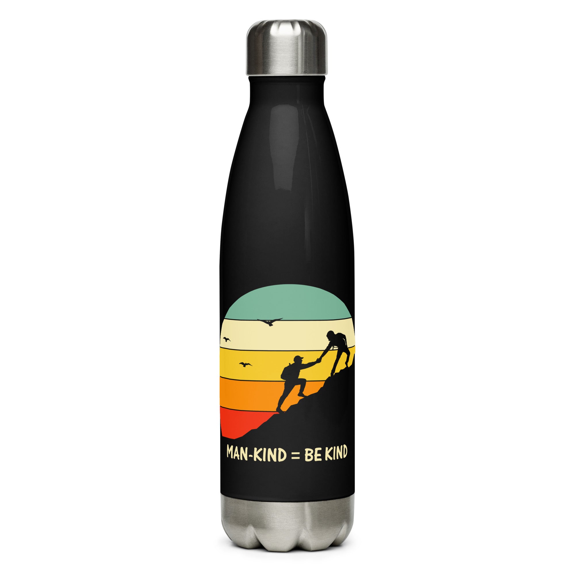 Stainless steel water bottle
