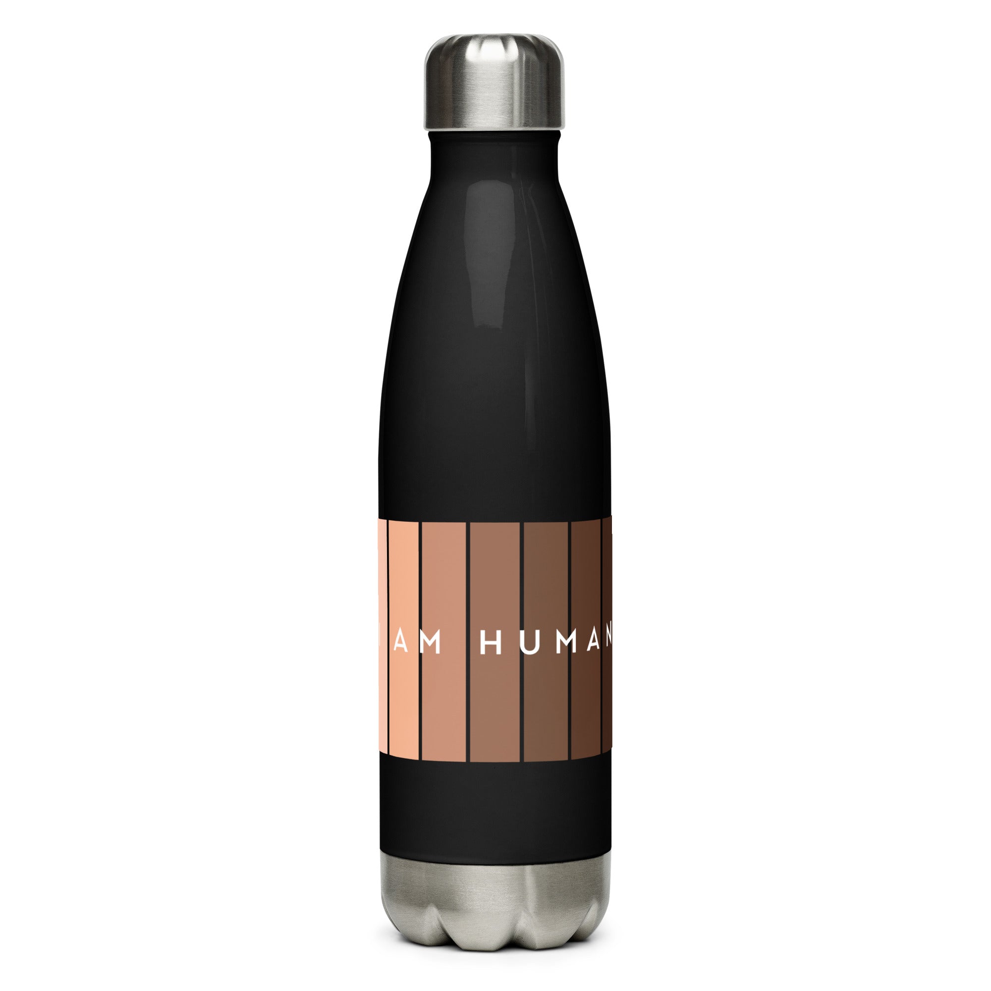 I Am Human Stainless steel water bottle-Motivational-Smart-inspiration-kind-caring-compassion