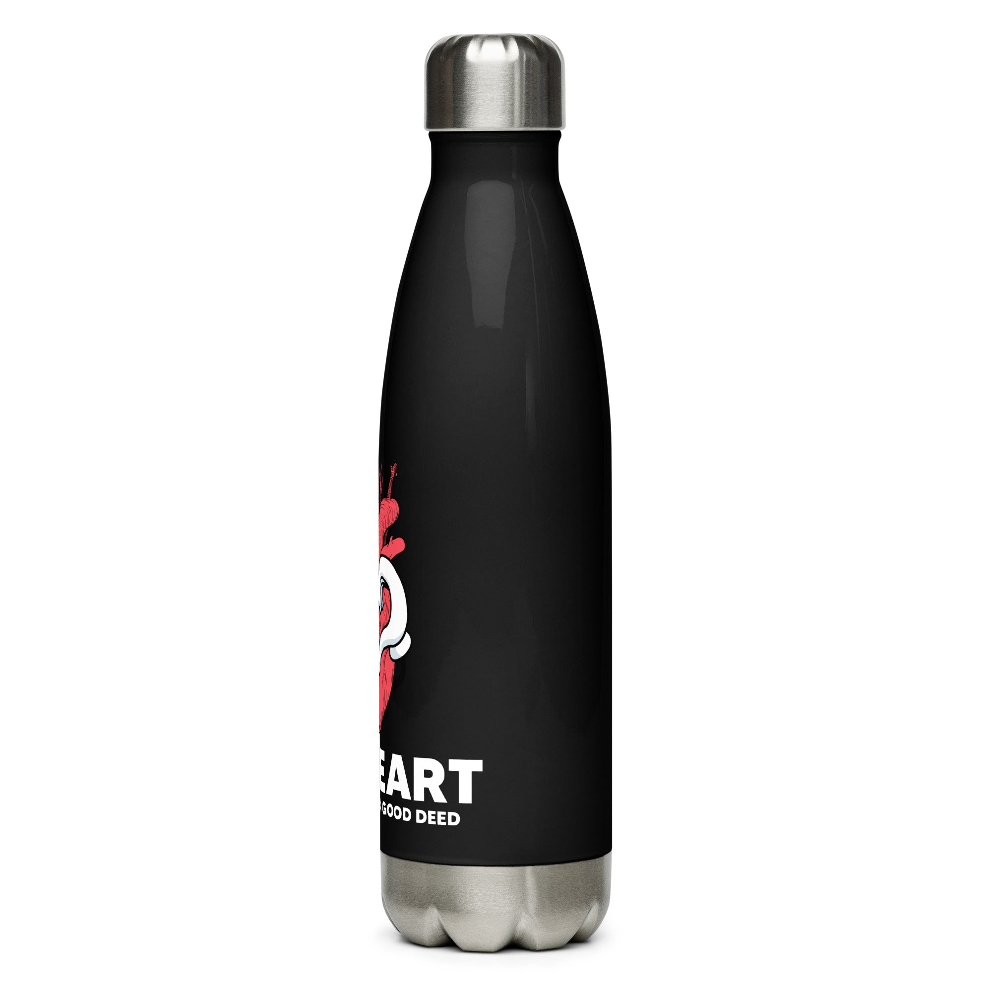The Heart Never Forgets A Good Deed Stainless Steel Water Bottle