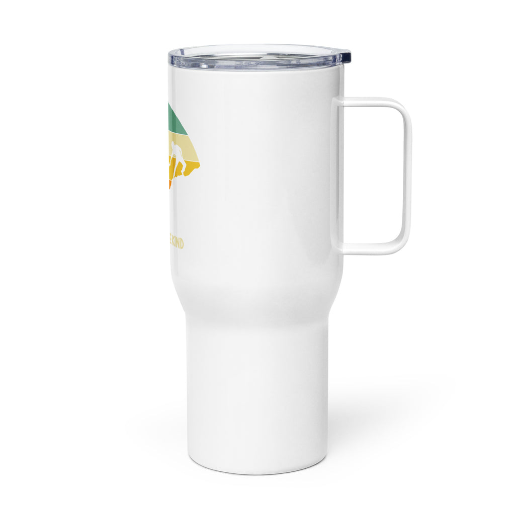 Stanley-Tumbler-Be Kind Travel mug with a handle