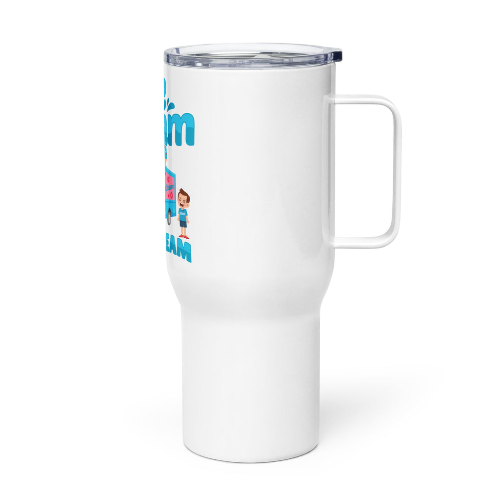 Ice Cream You Scream Travel mug with a handle