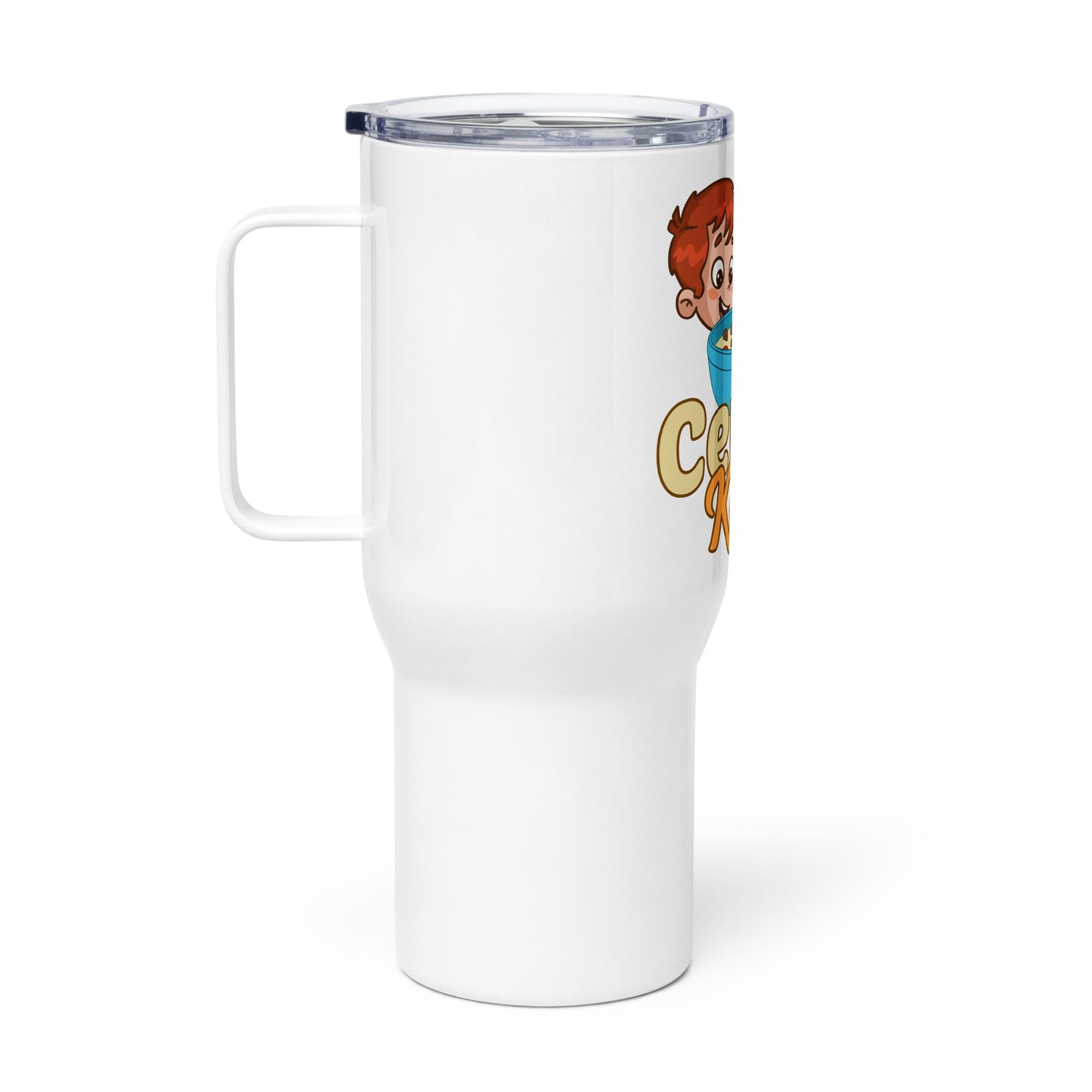 Cereal Killer Travel mug with a handle