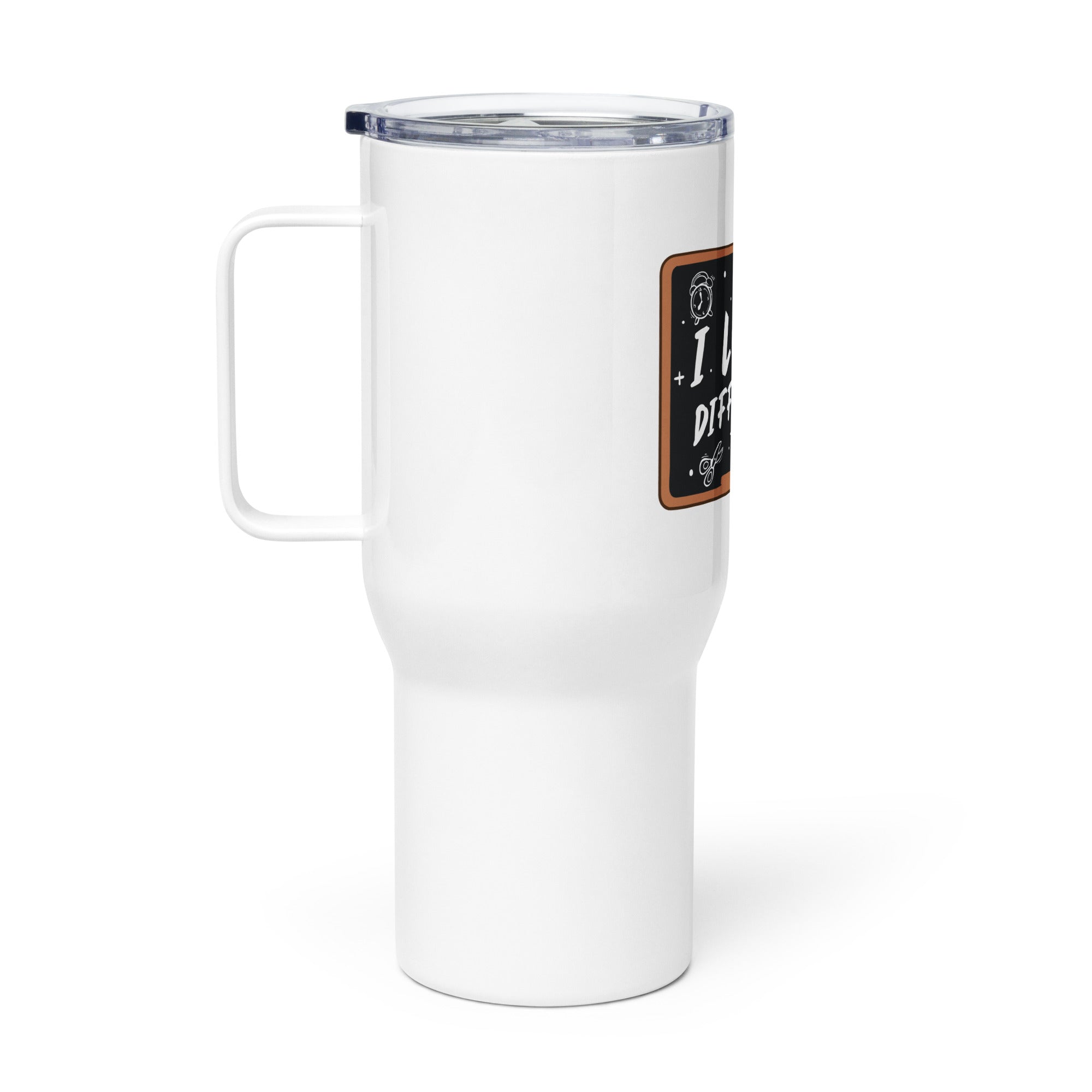 Stanley, Tumbler I Learn Differently Travel mug with a handle