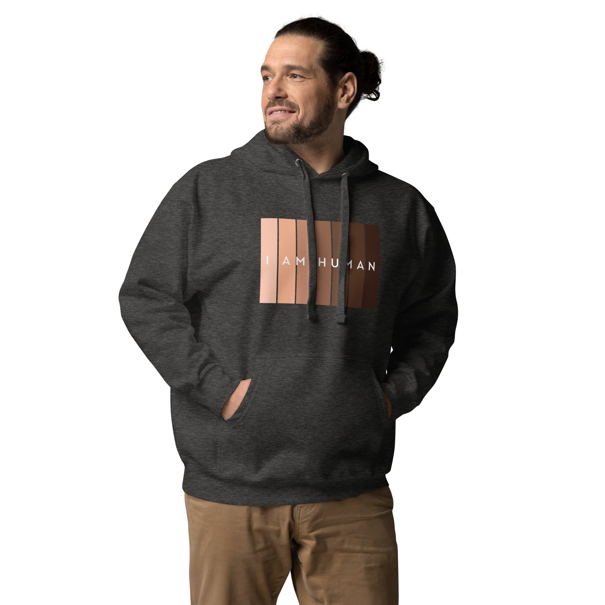 I Am Human Unisex Hoodie-Motivational-Smart-inspiration-kind-caring-compassion