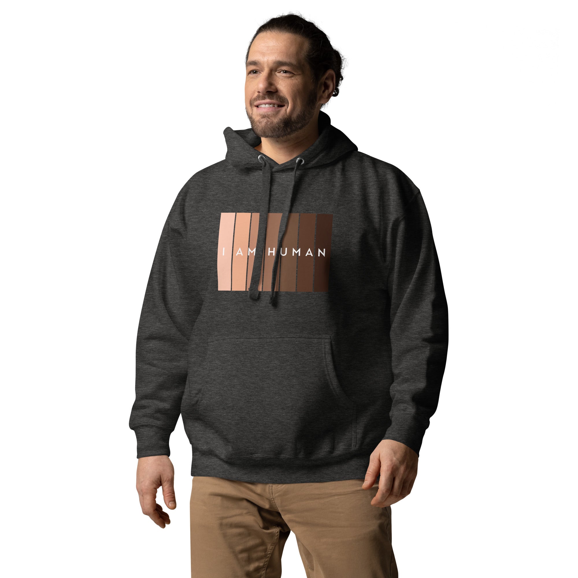 I Am Human Unisex Hoodie-Motivational-Smart-inspiration-kind-caring-compassion
