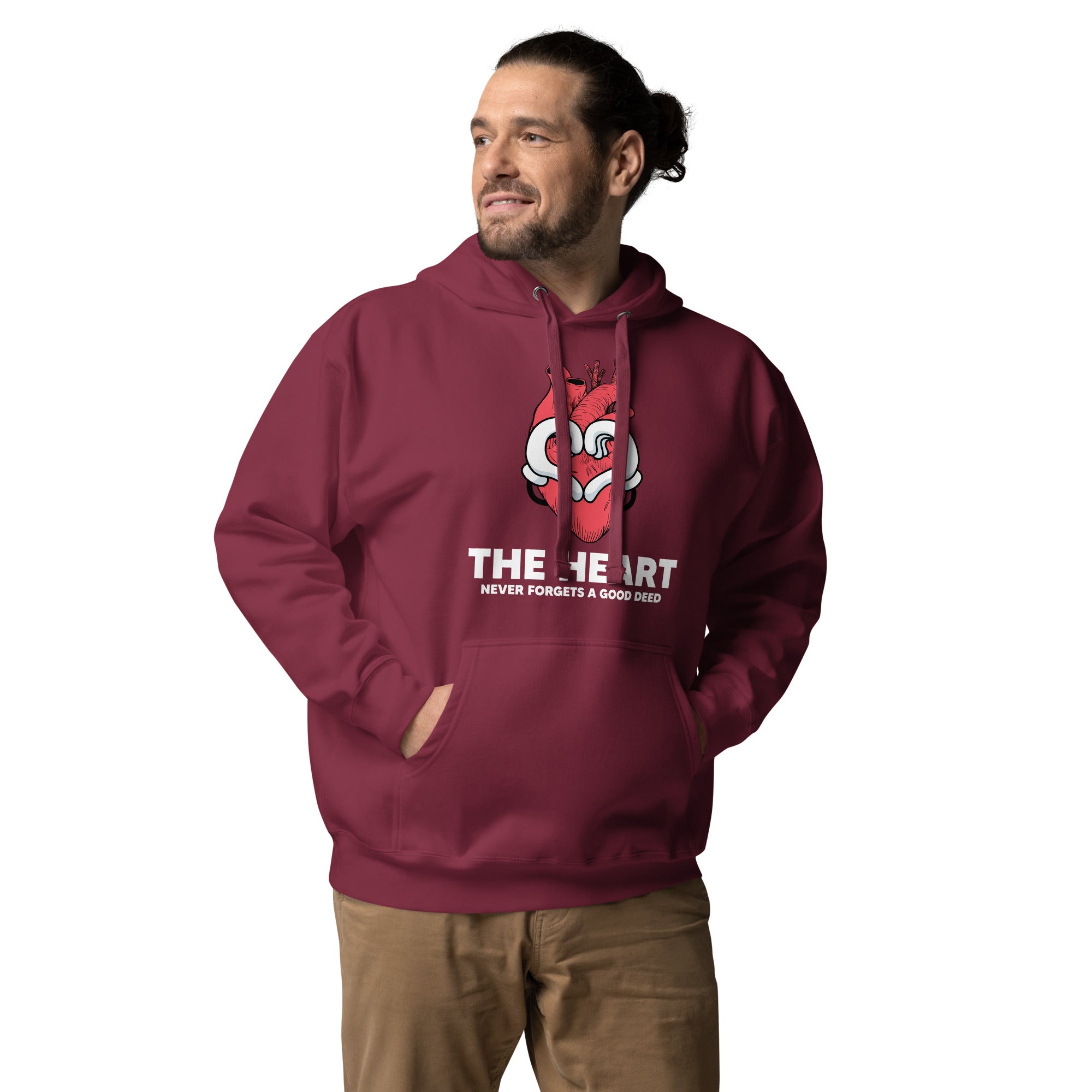 The Heart Never Forgets A Good Deed Unisex Hoodie