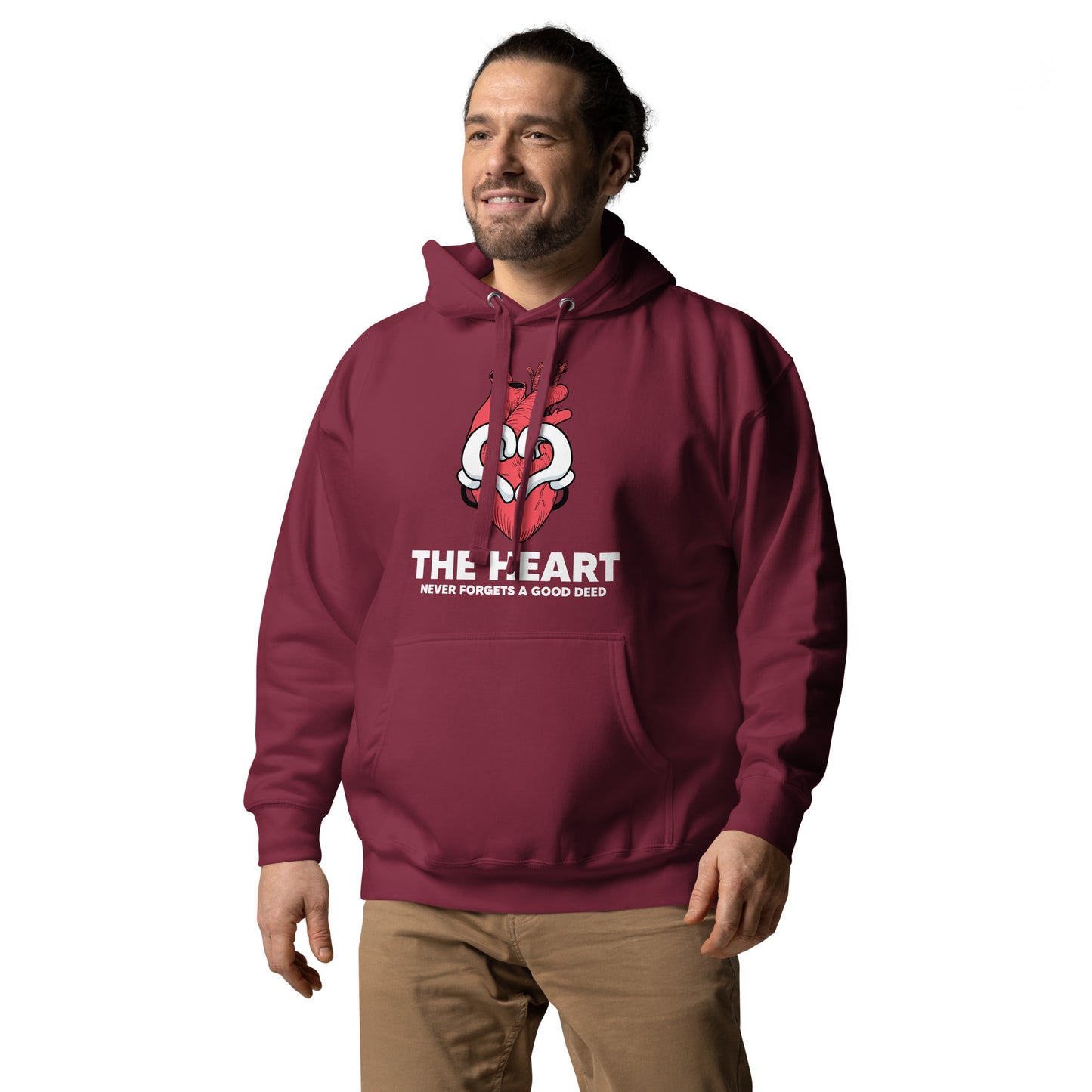The Heart Never Forgets A Good Deed Unisex Hoodie