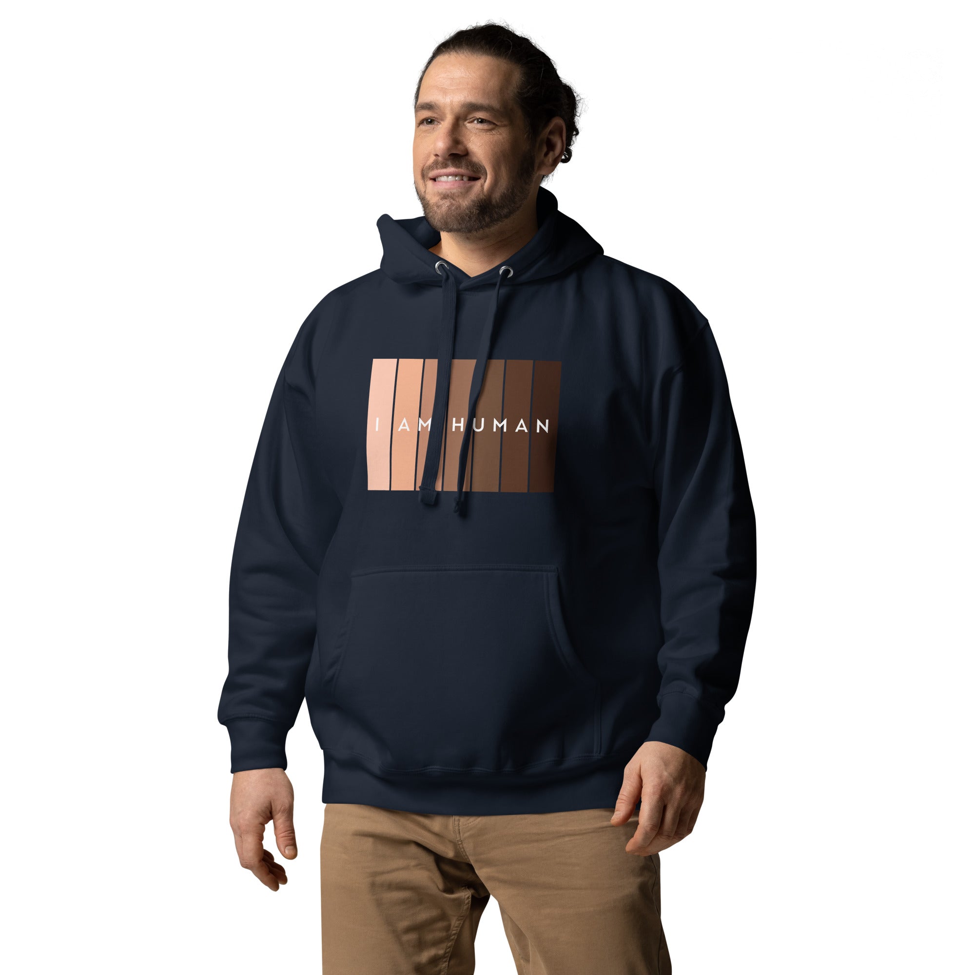 I Am Human Unisex Hoodie-Motivational-Smart-inspiration-kind-caring-compassion