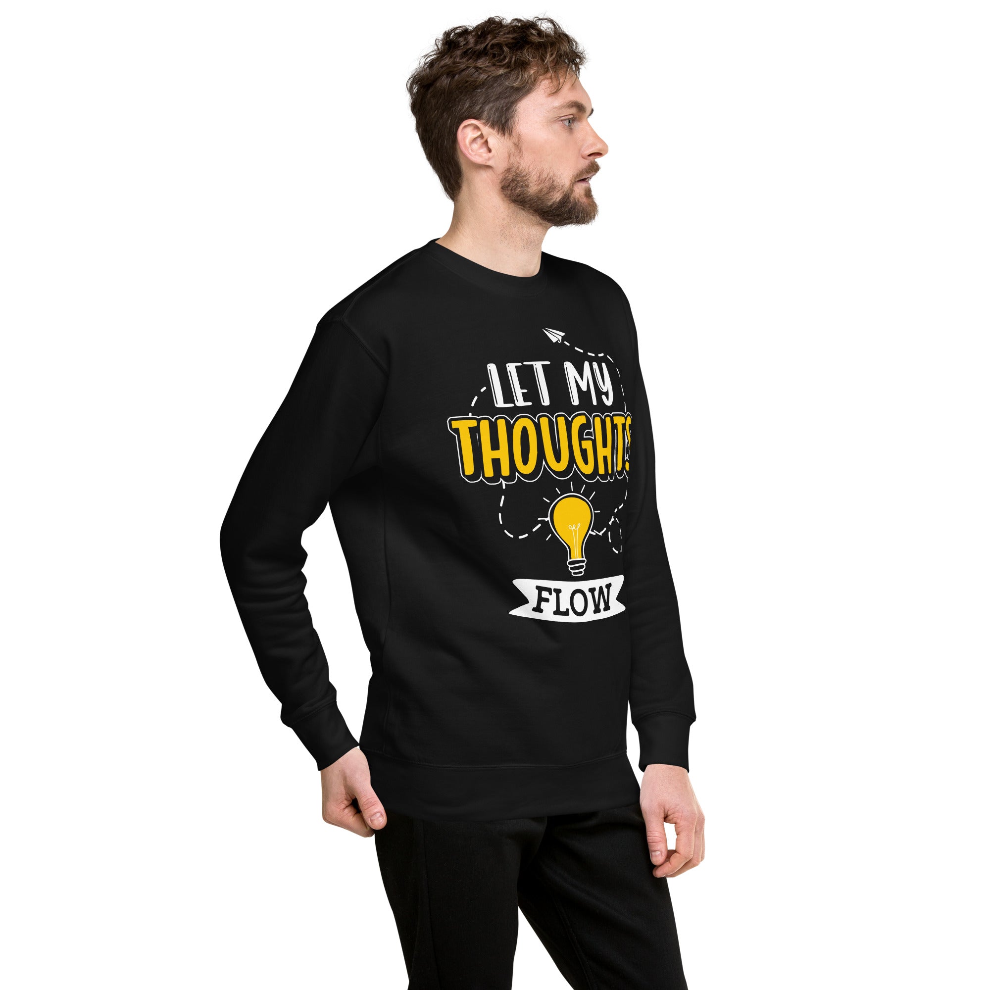 Let My Thoughts Flow Unisex Premium Sweatshirt