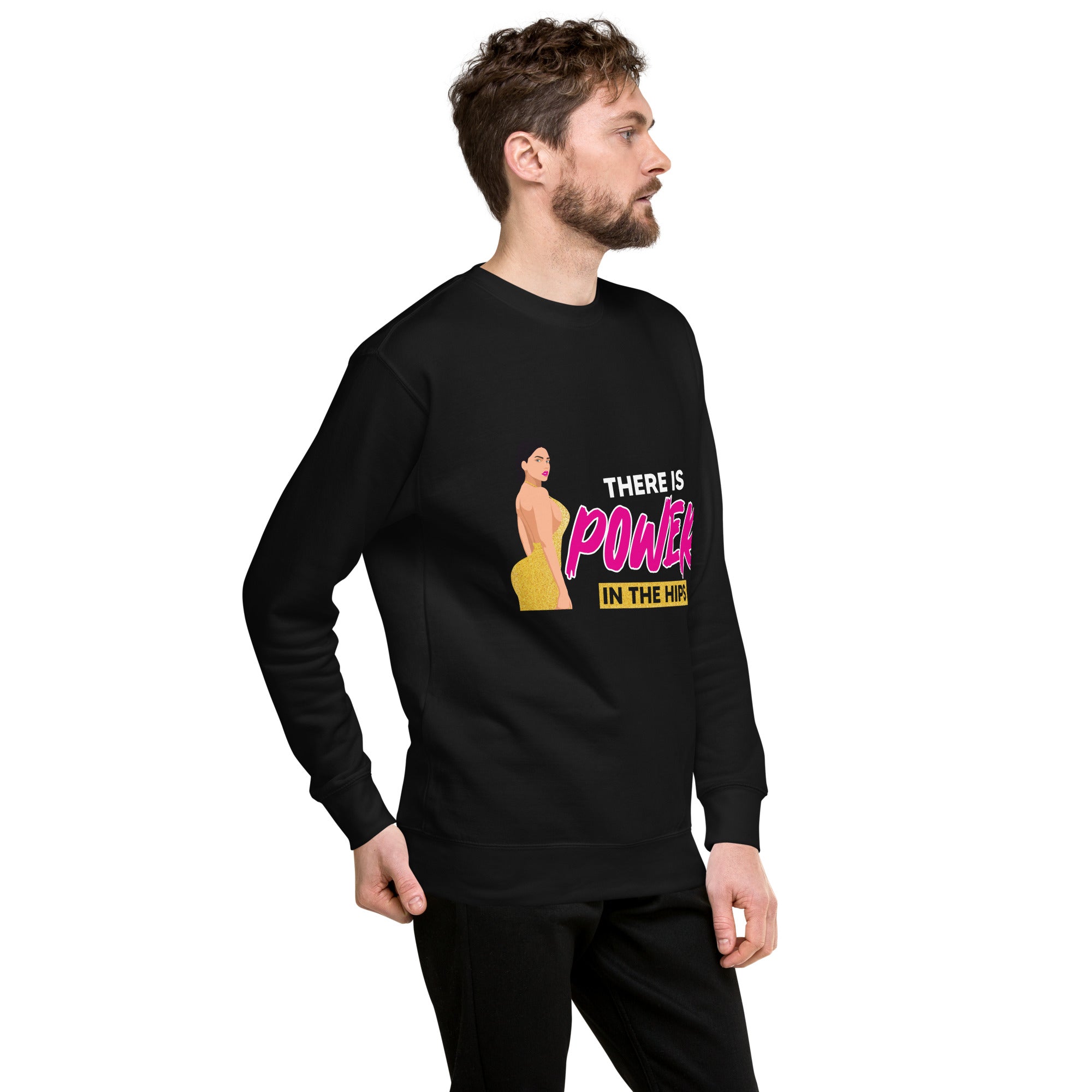 There is Power in The Hip Unisex Premium Sweatshirt