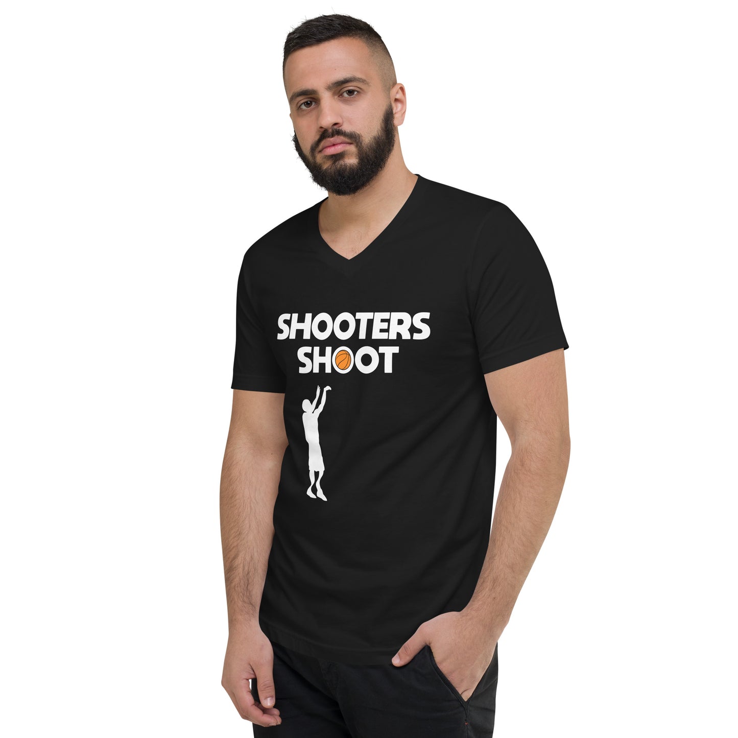 Shooters Shoots Unisex Short Sleeve V-Neck T-Shirt