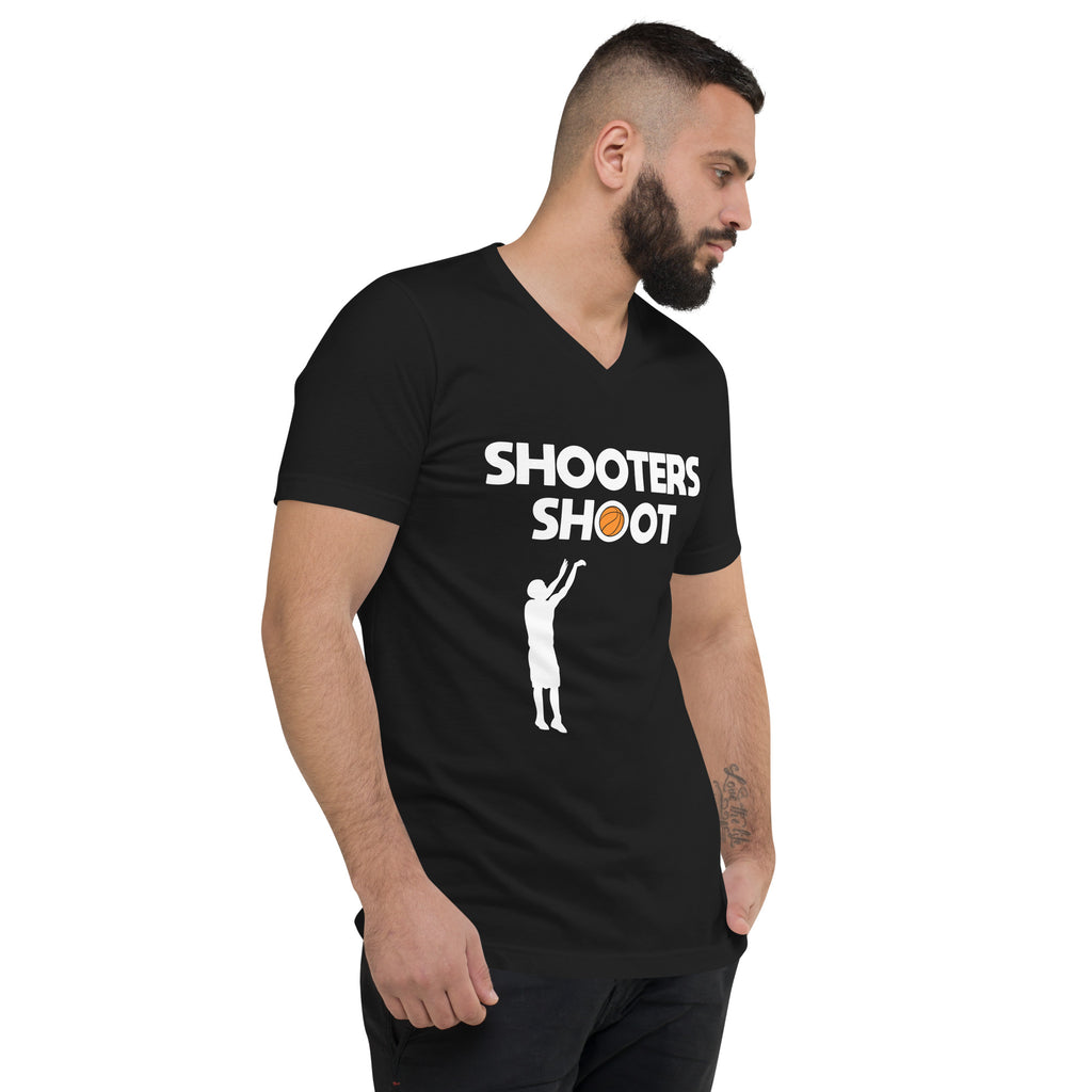 Shooters Shoots Unisex Short Sleeve V-Neck T-Shirt