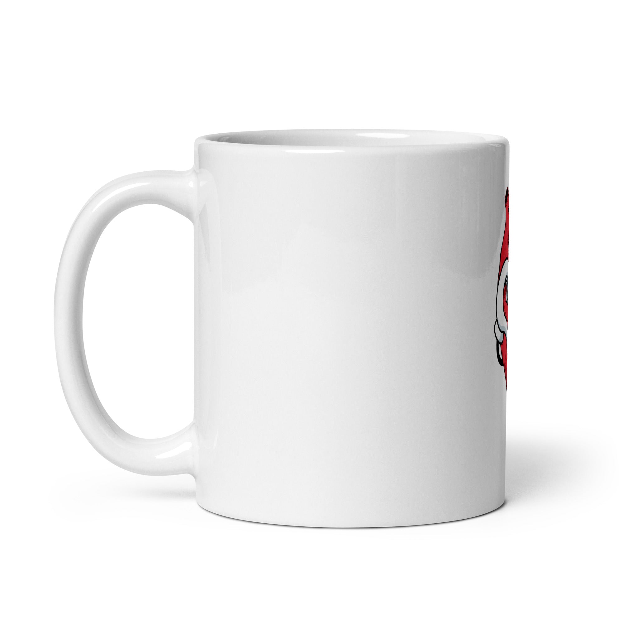 The Heart Never Forgets A Good Deed White glossy mug