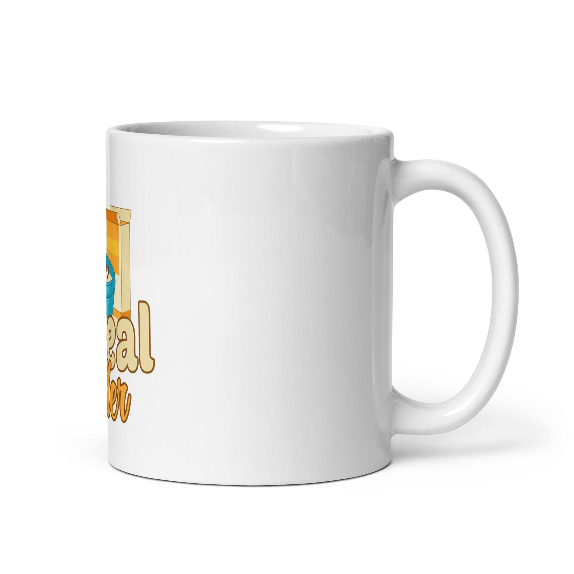 Cereal Killer White glossy mug