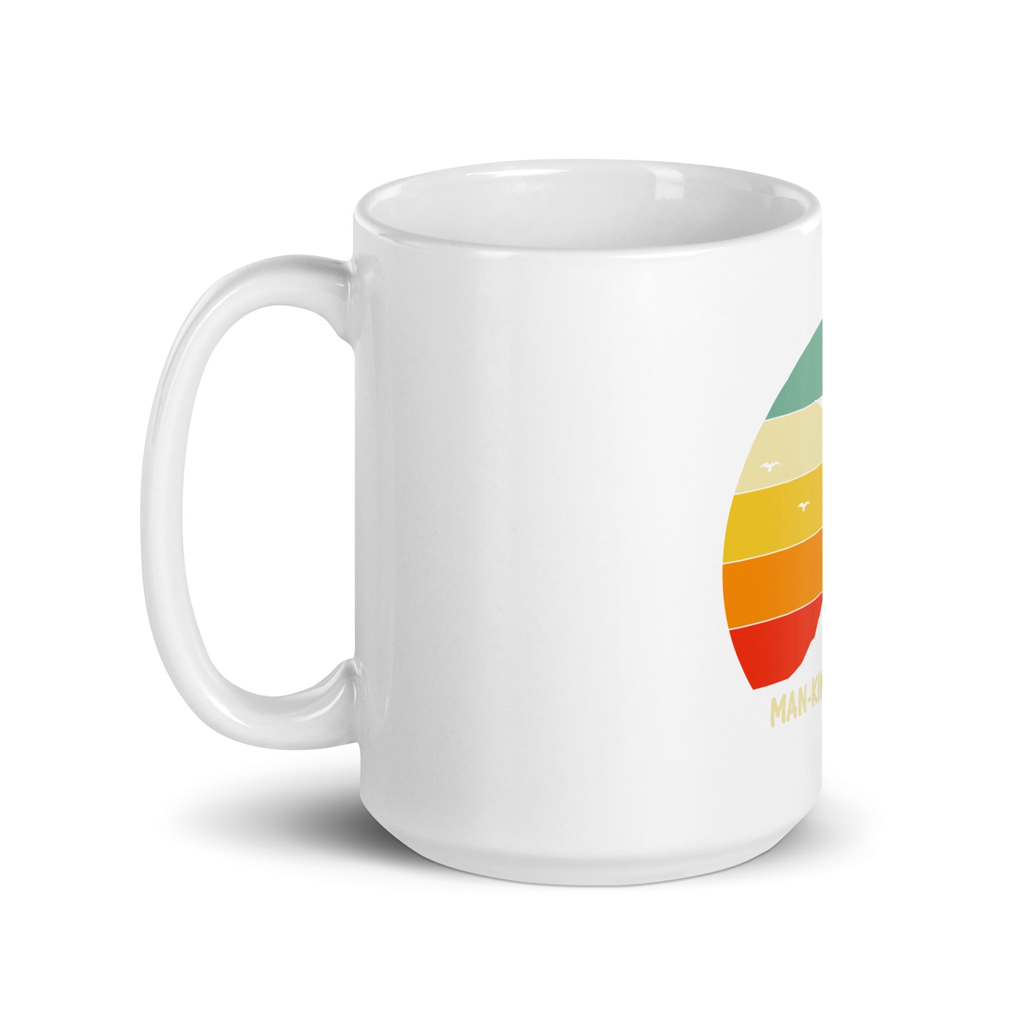 Be Kind White glossy mug