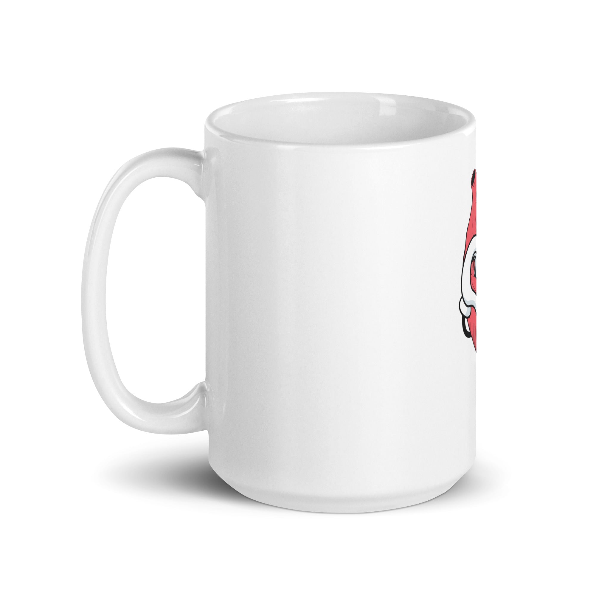 The Heart Never Forgets A Good Deed White glossy mug